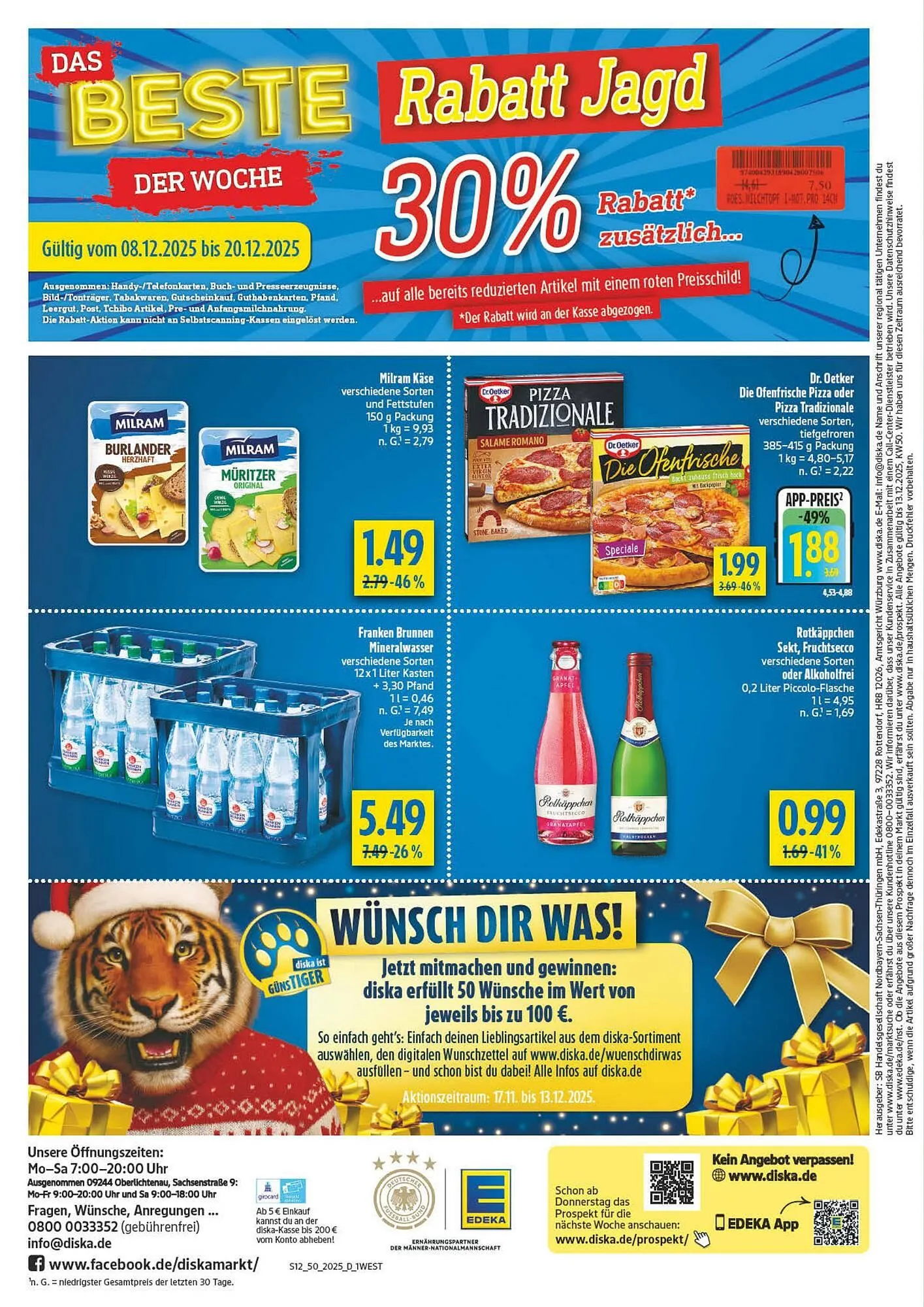 Diska Prospekt von 8. Dezember bis 13. Dezember 2025 - Prospekt seite 12
