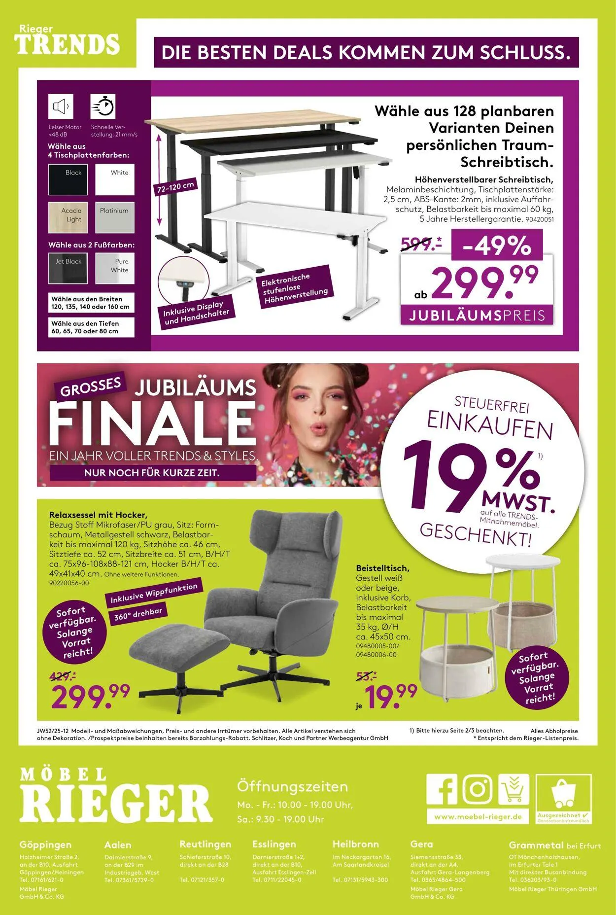 Möbel Rieger von 23. Dezember bis 23. Januar 2026 - Prospekt seite 12