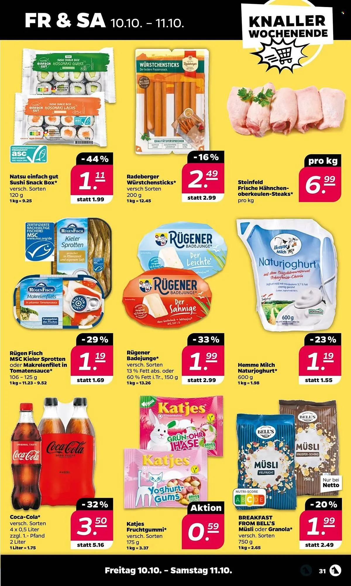 NETTO Prospekt von 6. Oktober bis 11. Oktober 2025 - Prospekt seite 31