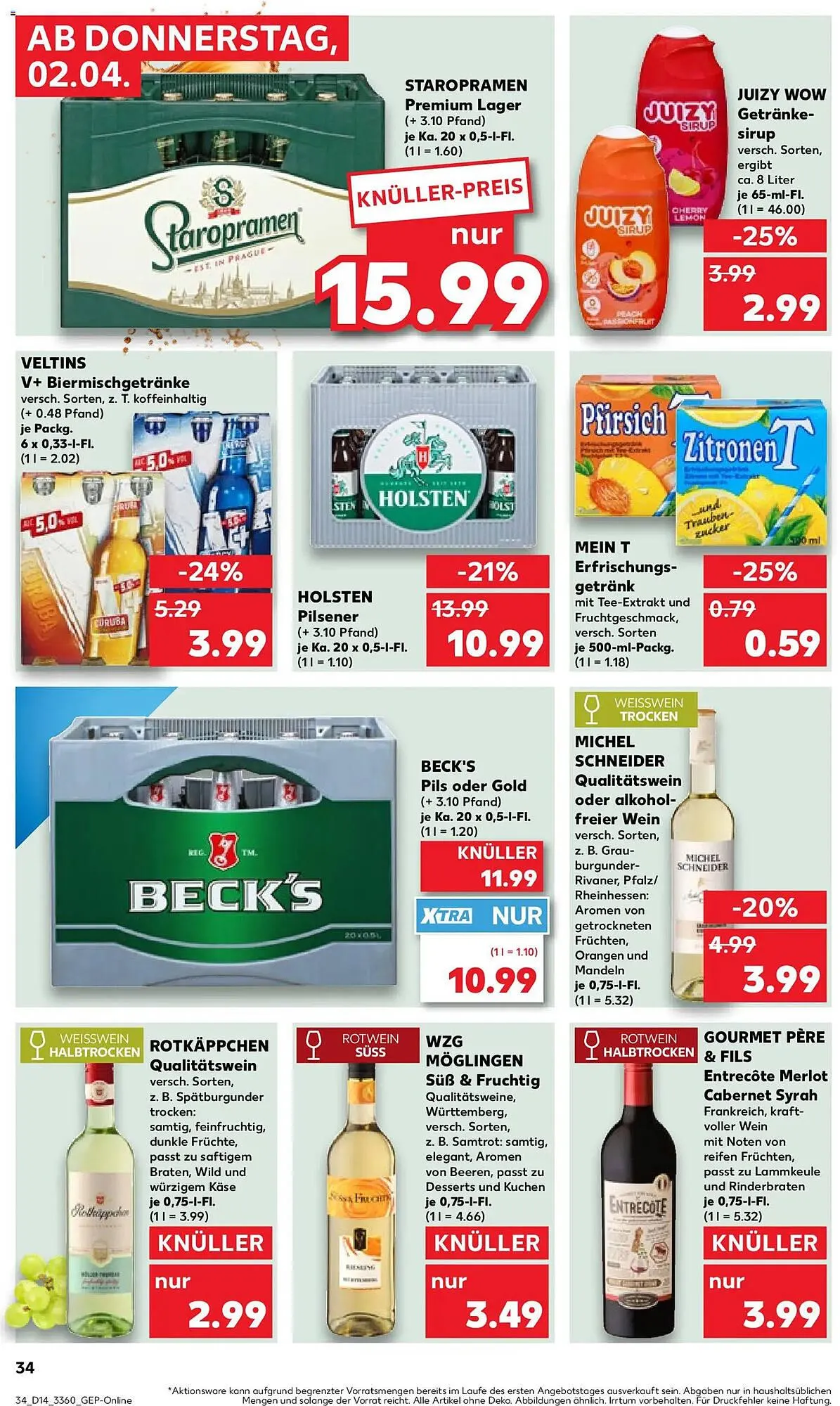 Kaufland Prospekt von 2. April bis 8. April 2026 - Prospekt seite 34