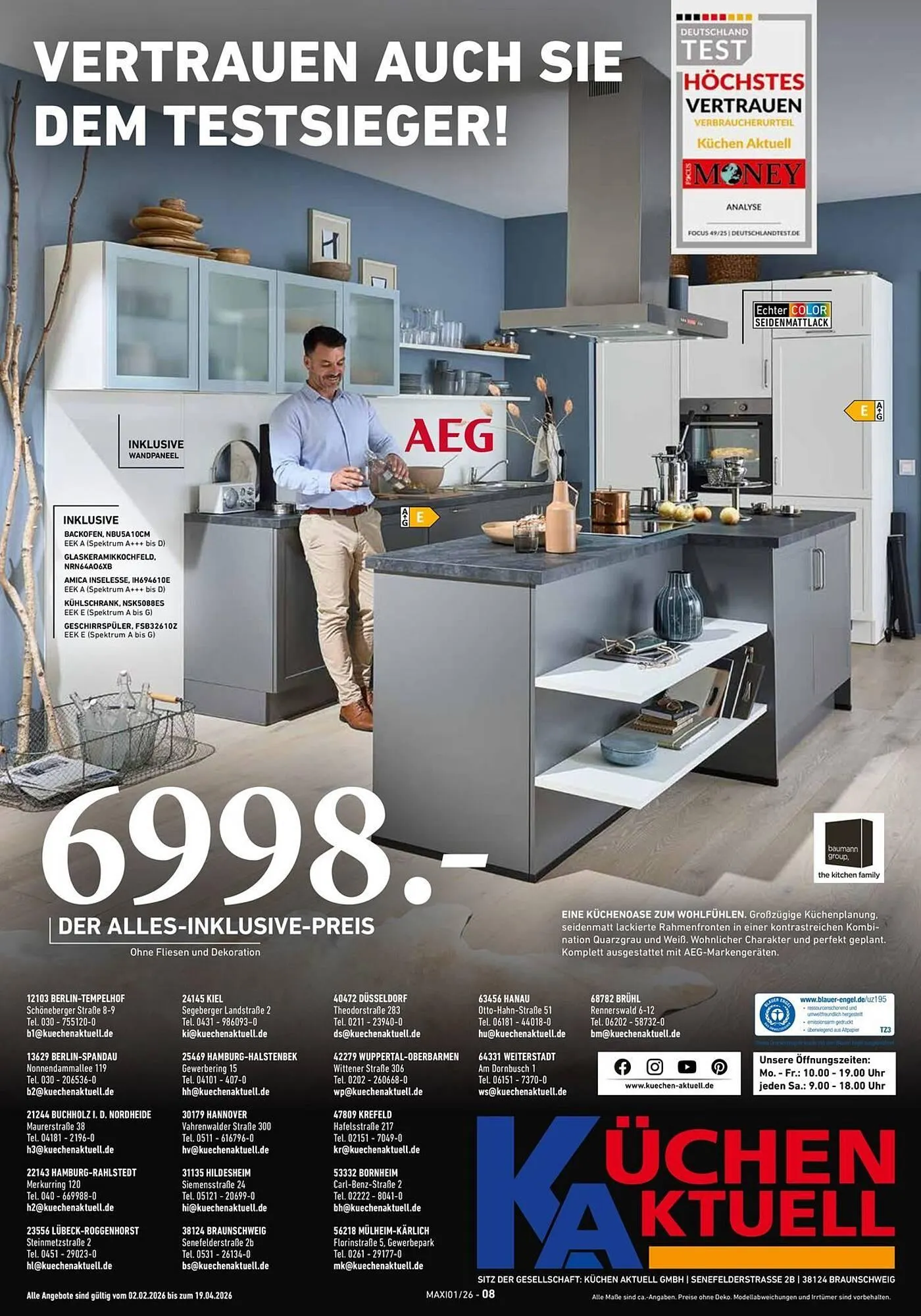 Küchen Aktuell Prospekt von 16. Februar bis 28. Februar 2026 - Prospekt seite 8