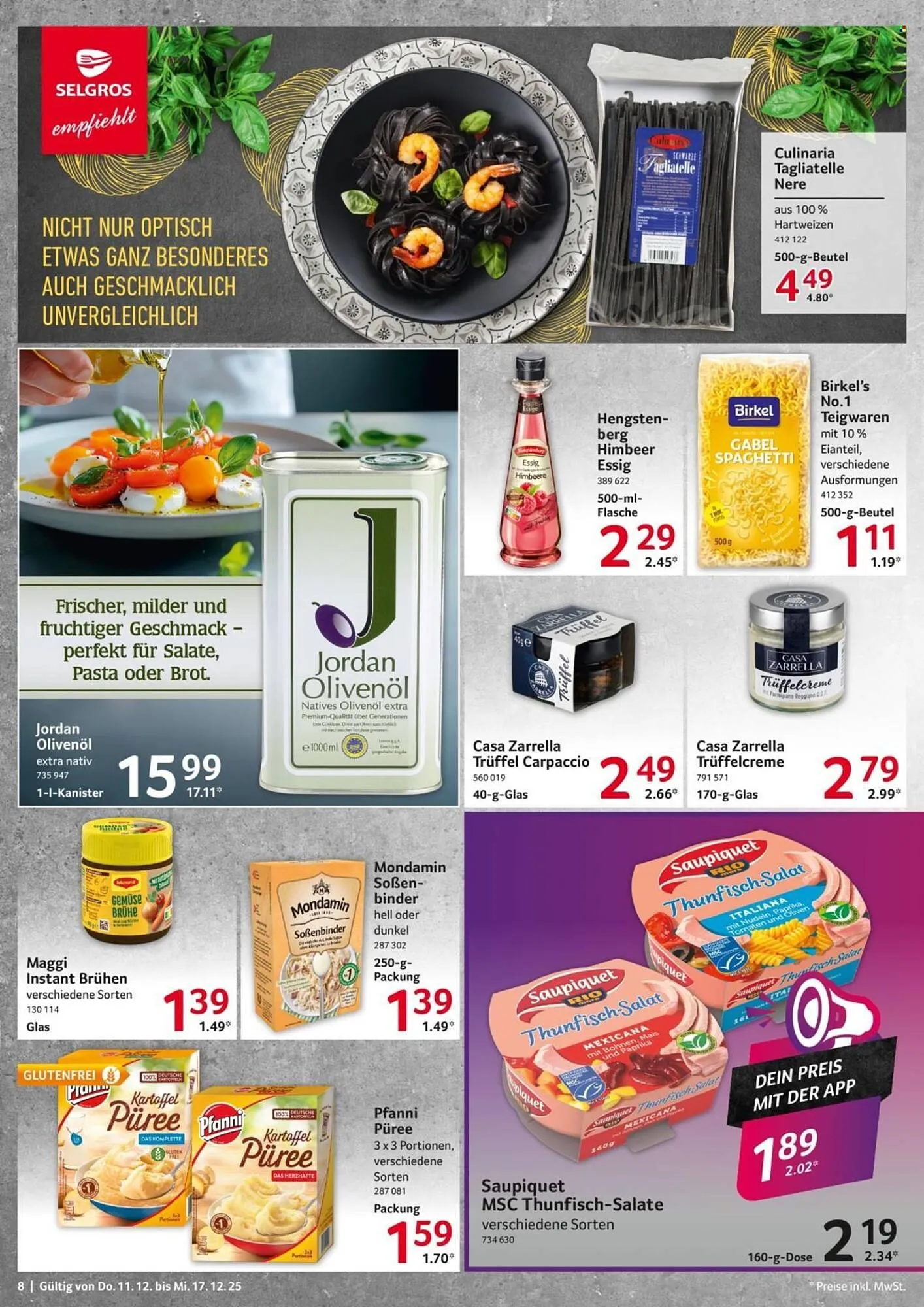 Selgros Prospekt von 11. Dezember bis 17. Dezember 2025 - Prospekt seite 8