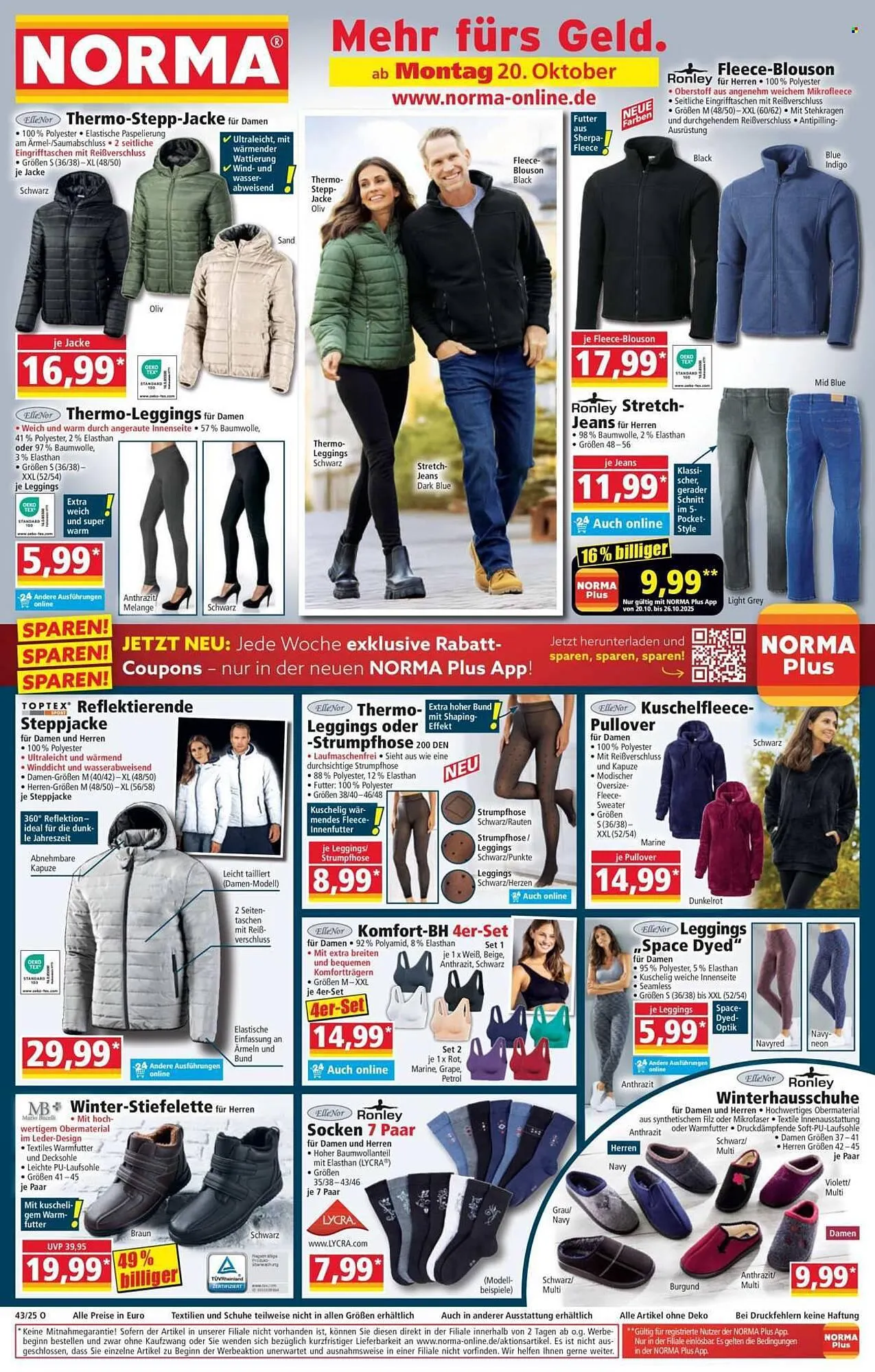 Norma Prospekt von 20. Oktober bis 26. Oktober 2025 - Prospekt seite 1