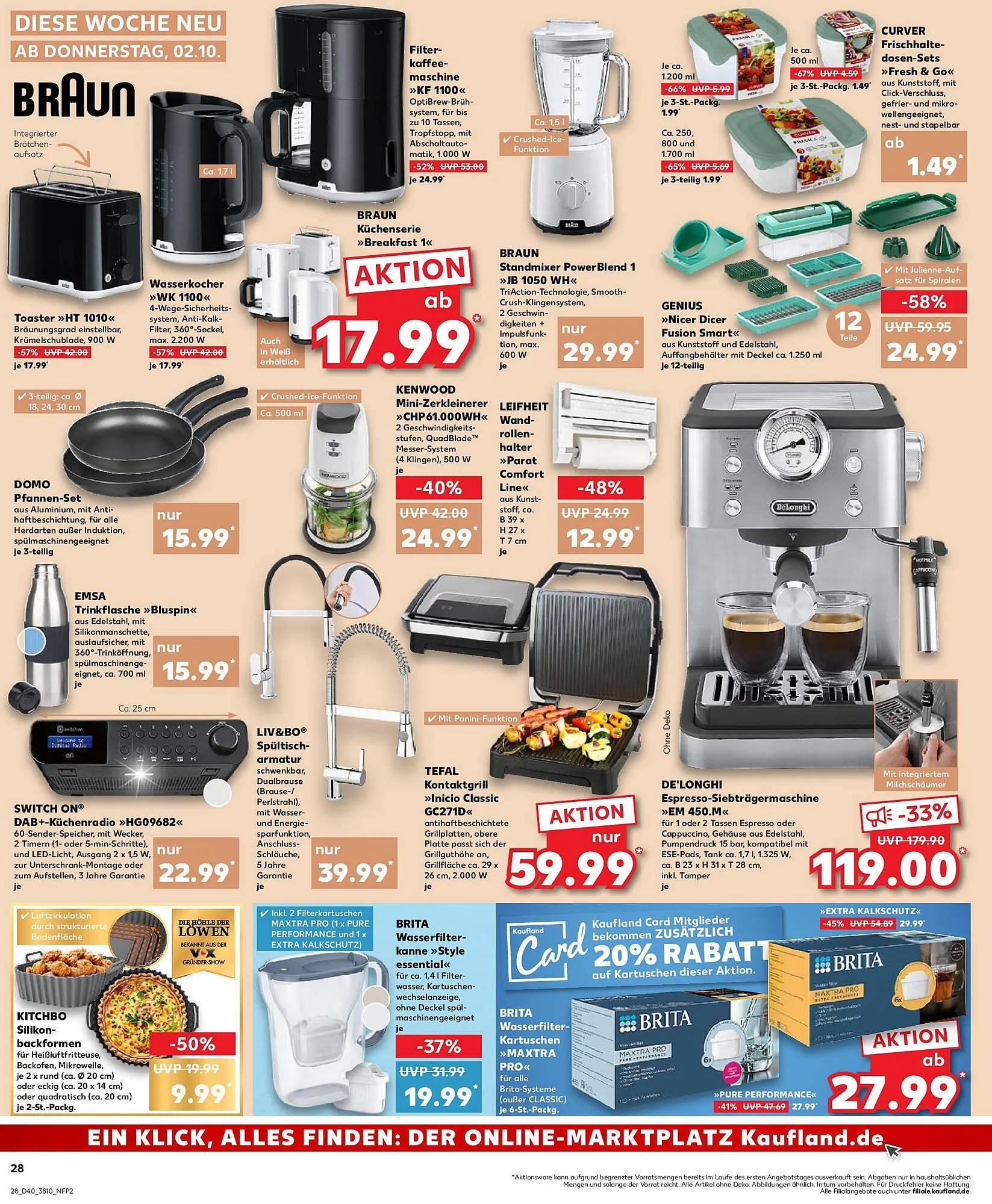 Kaufland Prospekt von 5. Oktober bis 8. Oktober 2025 - Prospekt seite 28