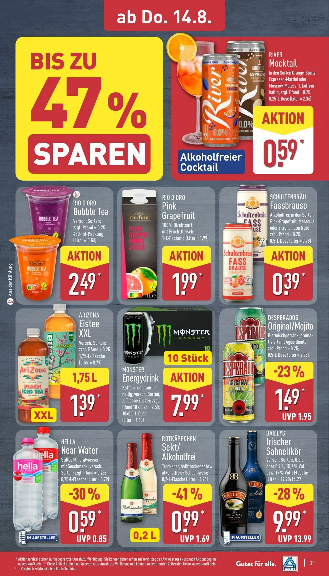 Aldi-Nord von 11. August bis 16. August 2025 - Prospekt seite 31