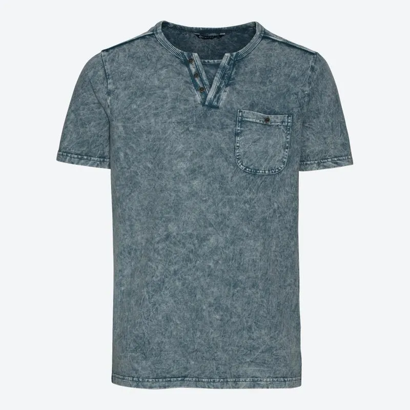 Herren-T-Shirt mit Acid-Wash