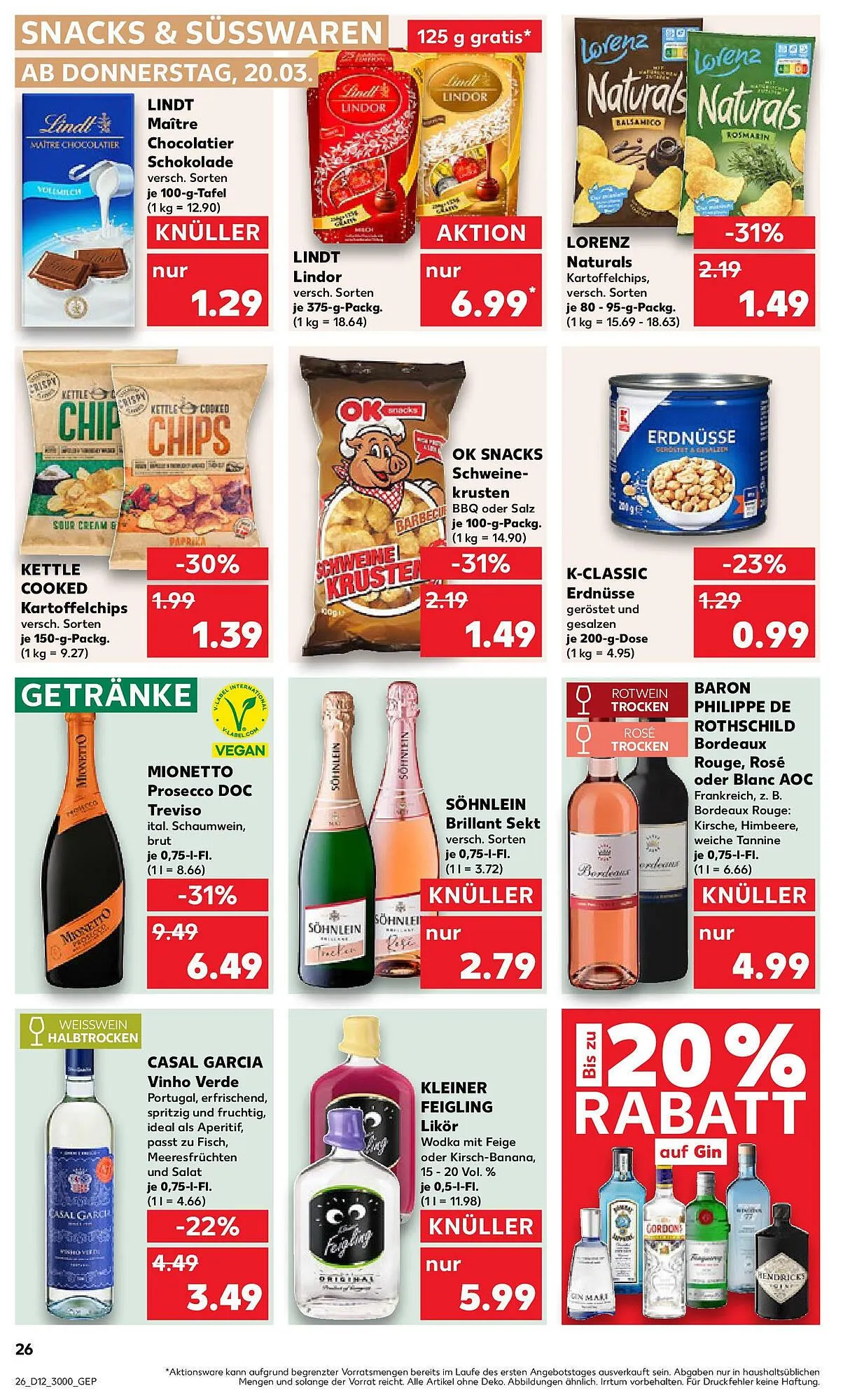 Kaufland Prospekt von 23. März bis 26. März 2025 - Prospekt seite 39