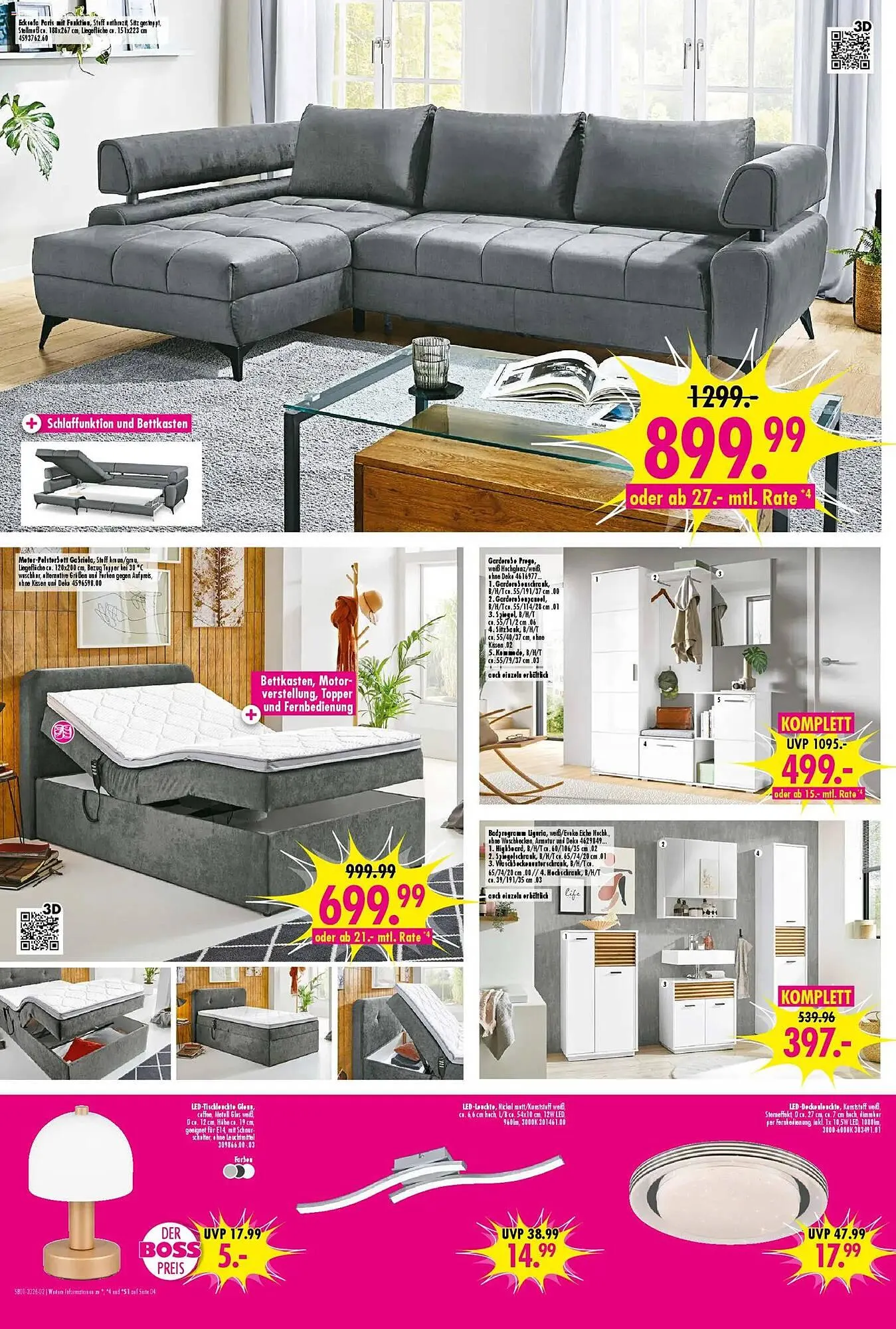 Möbel Boss Prospekt von 27. Dezember bis 2. Januar 2026 - Prospekt seite 2