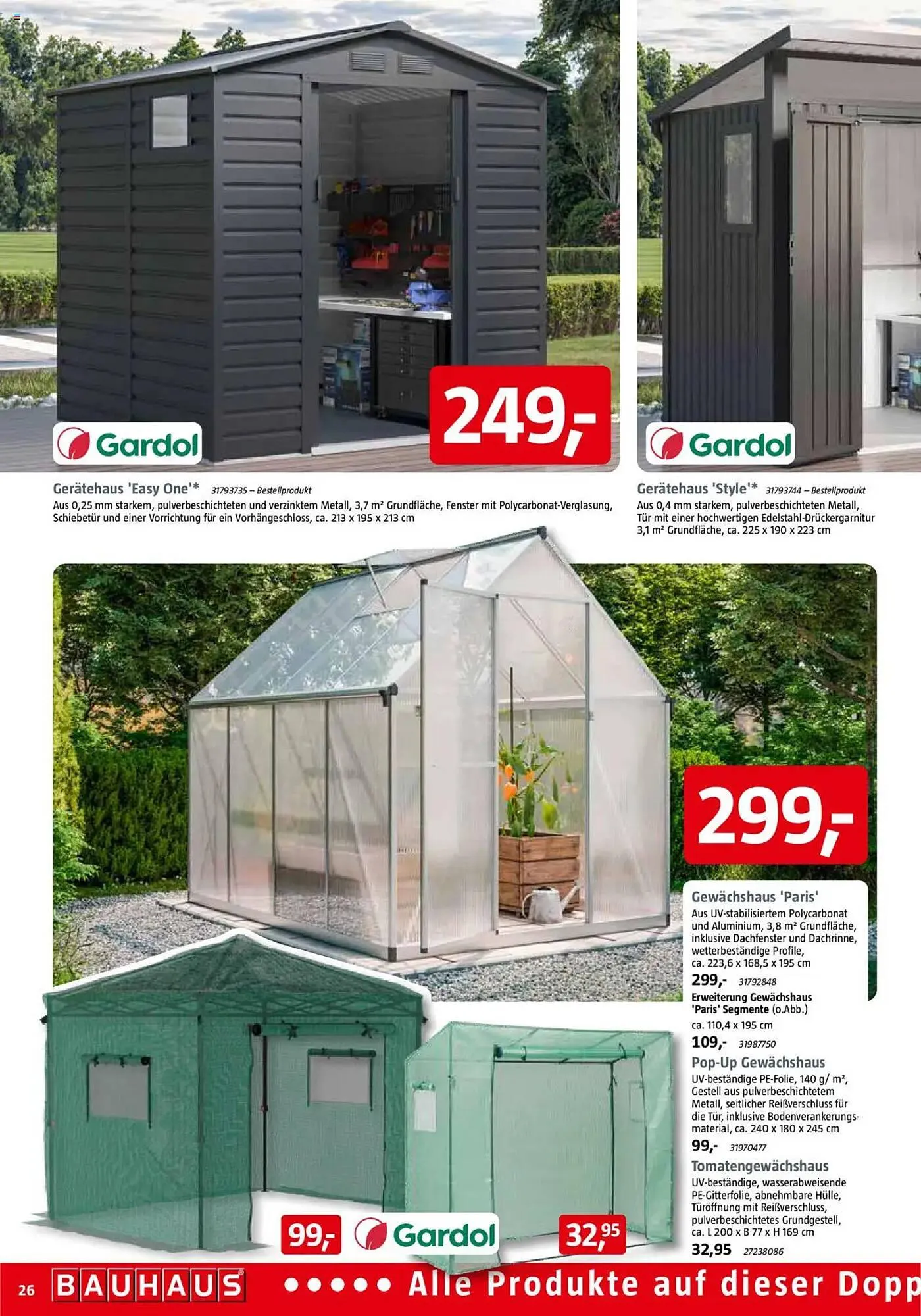 Bauhaus Prospekt von 29. März bis 3. Mai 2025 - Prospekt seite 26