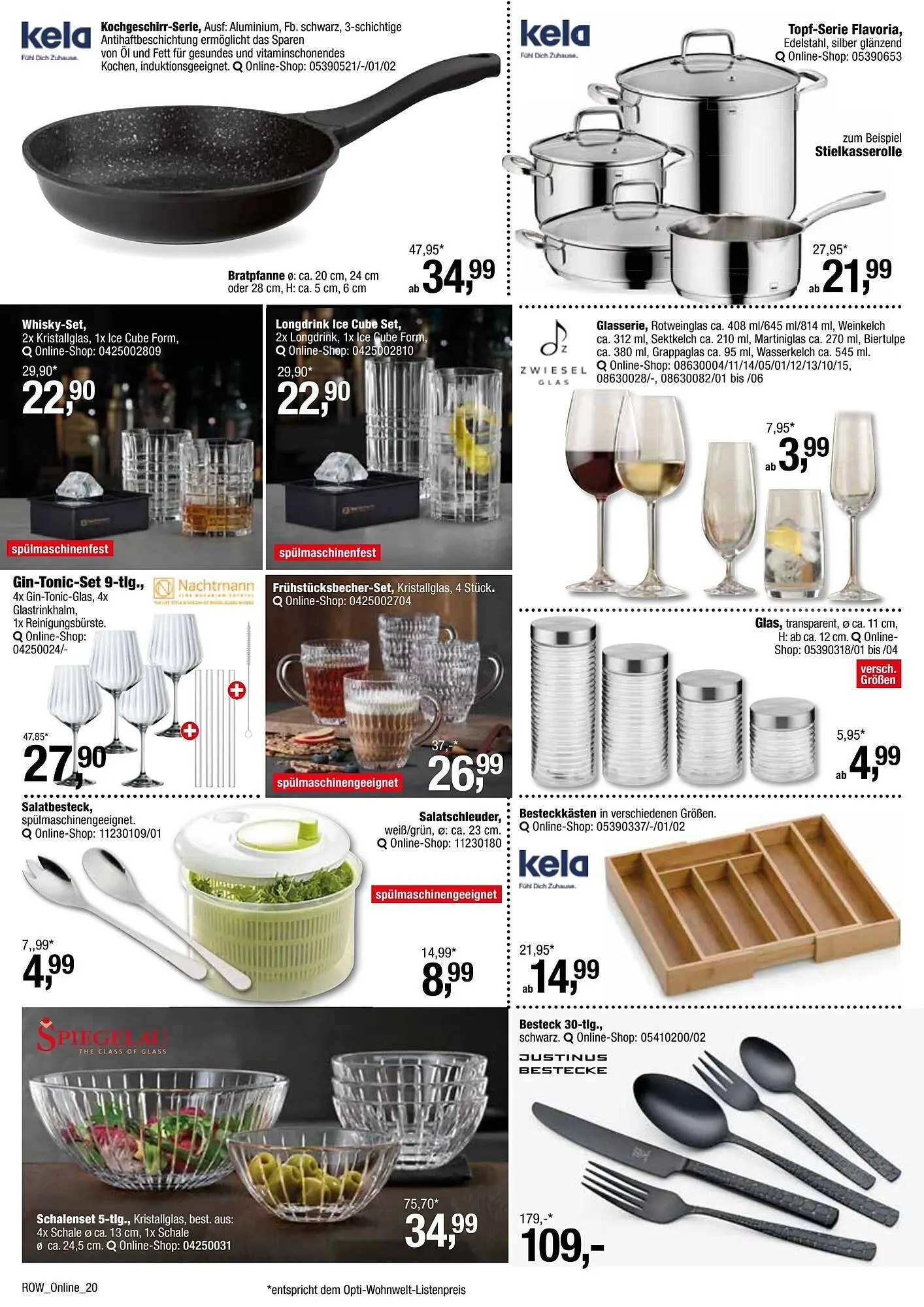 Opti Wohnwelt Prospekt von 23. März bis 27. März 2025 - Prospekt seite 20