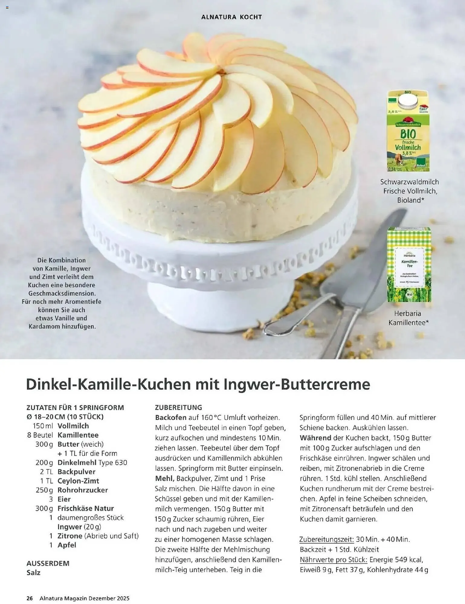 Alnatura Prospekt von 1. Dezember bis 31. Dezember 2025 - Prospekt seite 26