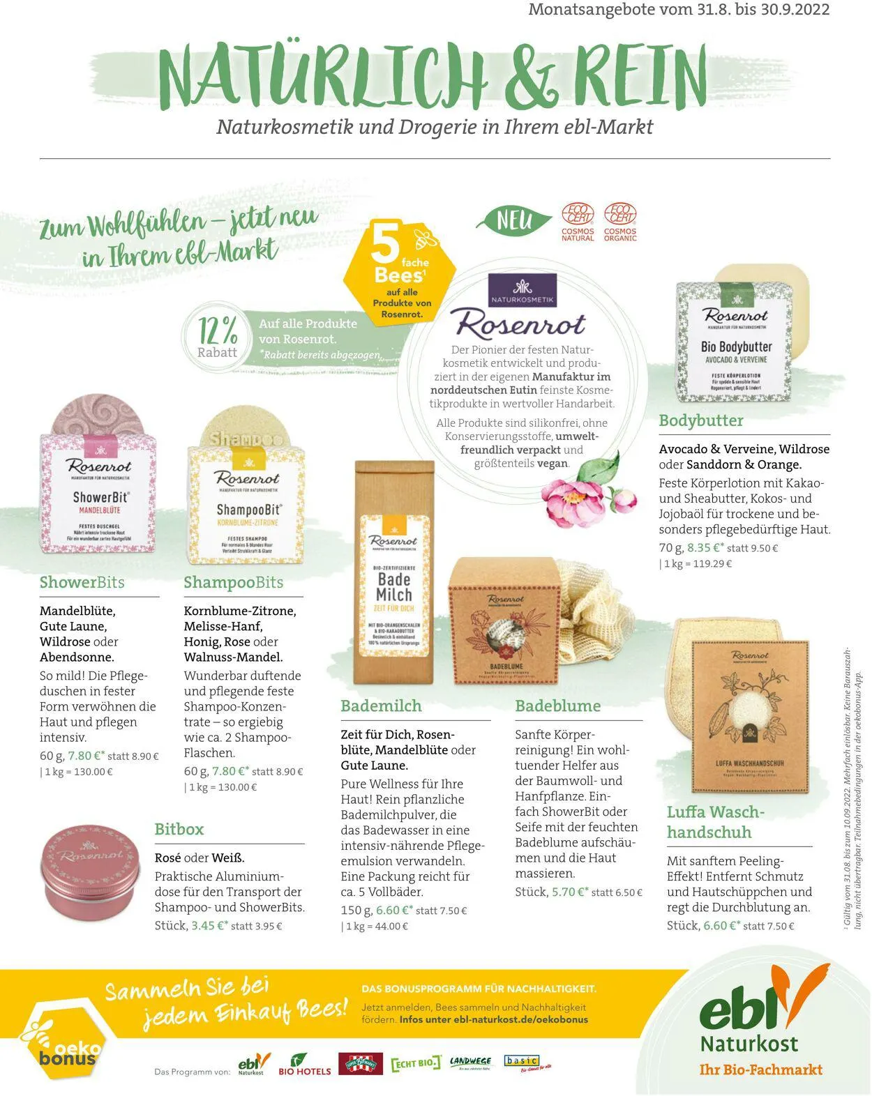 ebl Naturkos von 31. August bis 30. September 2023 - Prospekt seite 5