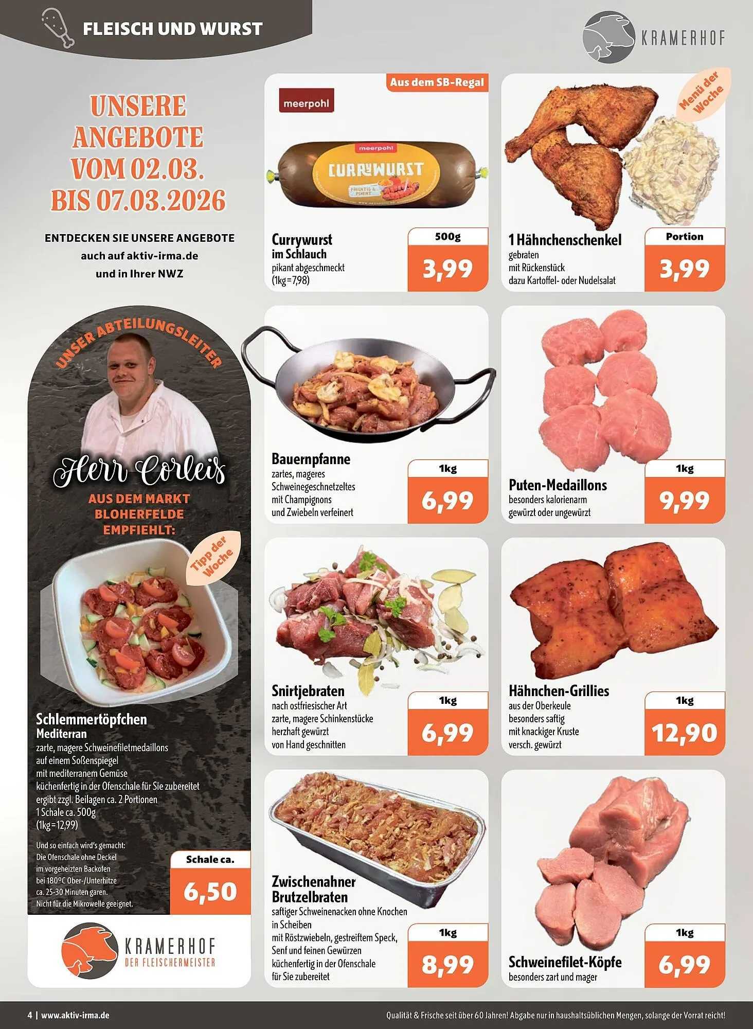 Aktiv Irma Prospekt von 2. März bis 7. März 2026 - Prospekt seite 4