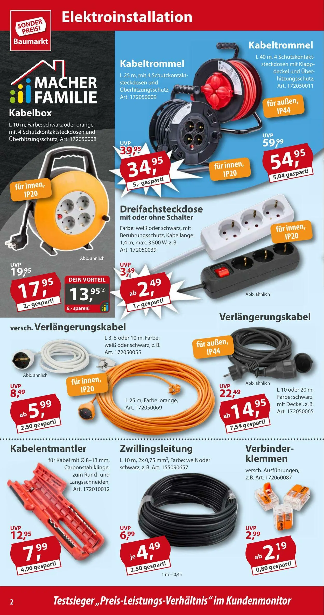 Sonderpreis Baumarkt Aktueller Prospekt von 19. Juli bis 2. August 2025 - Prospekt seite 2