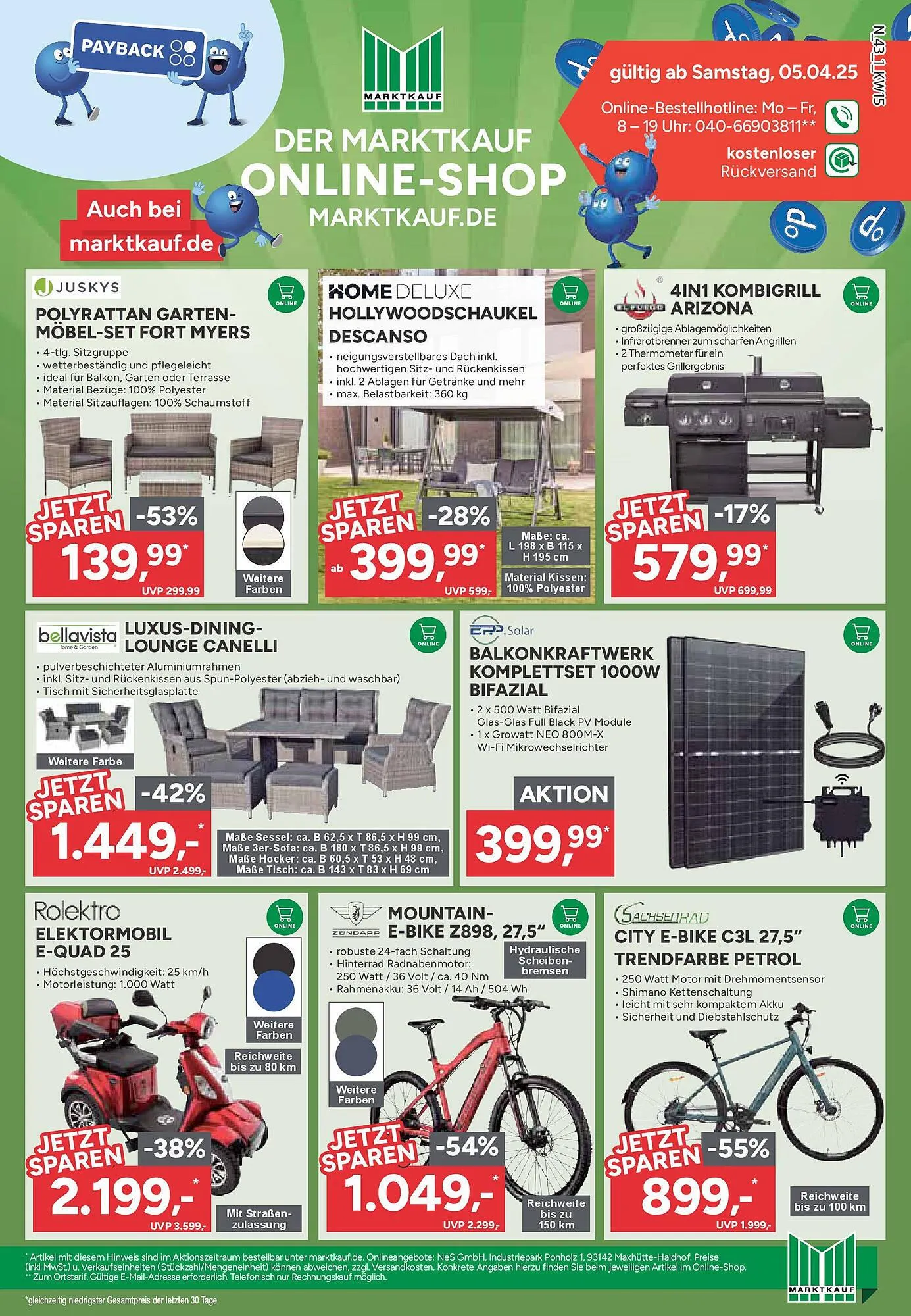 Marktkauf Prospekt von 6. April bis 14. April 2025 - Prospekt seite 43