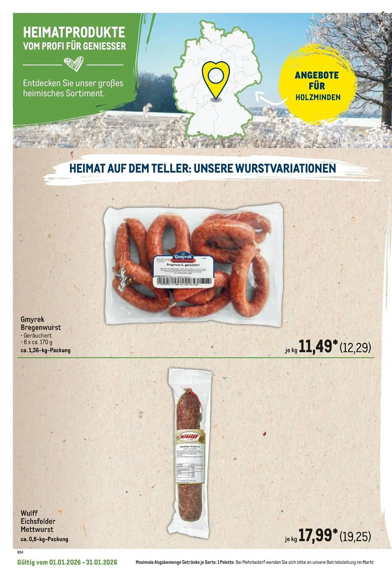 METRO Prospekt von 1. Januar bis 31. Januar 2026 - Prospekt seite 10