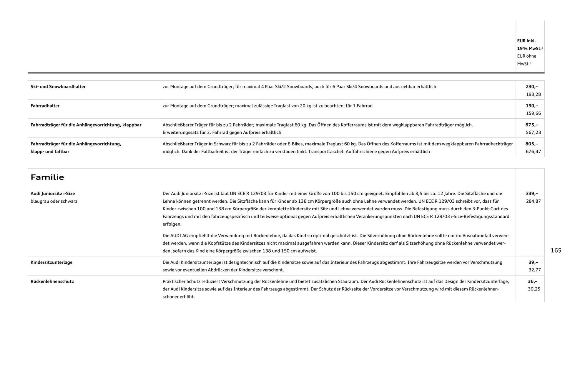 Audi Prospekt von 11. August bis 11. August 2026 - Prospekt seite 165