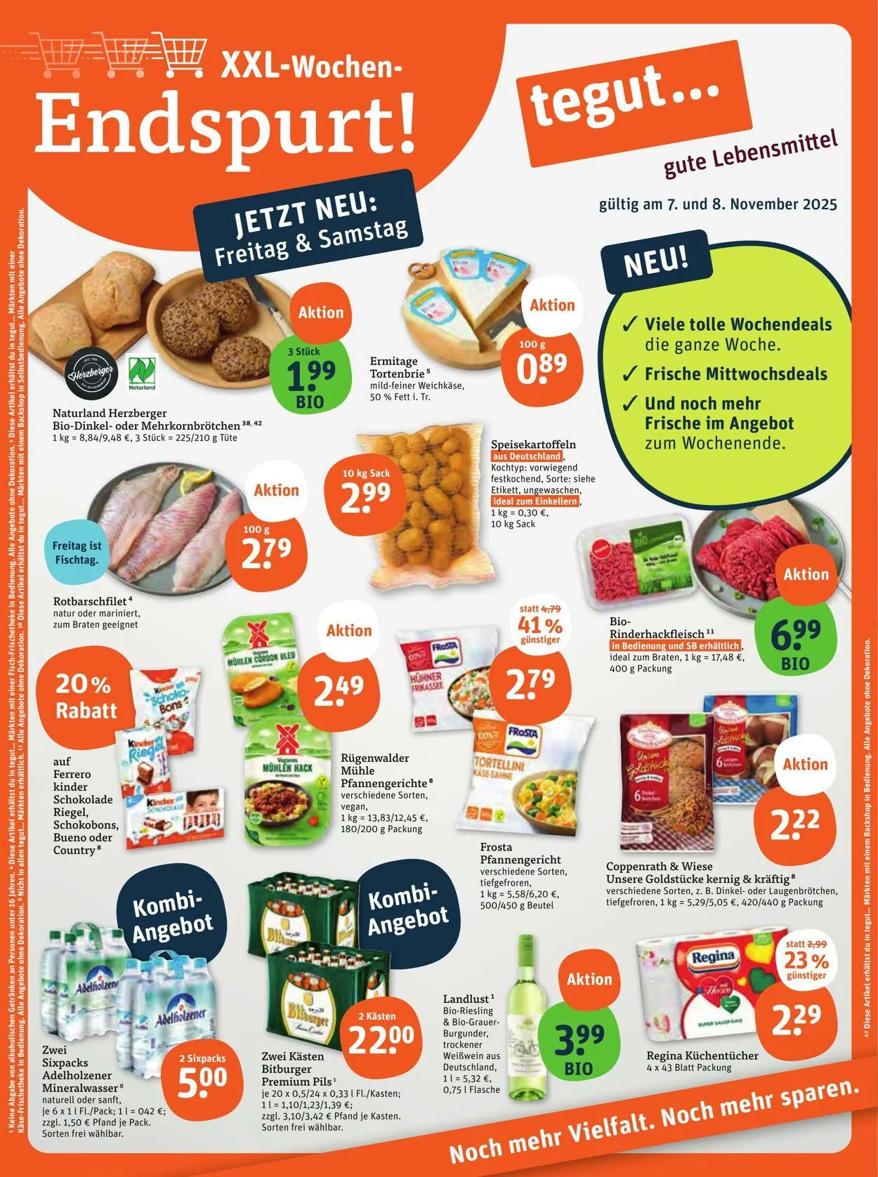 Tegut Aktueller Prospekt von 27. Oktober bis 2. November 2025 - Prospekt seite 1