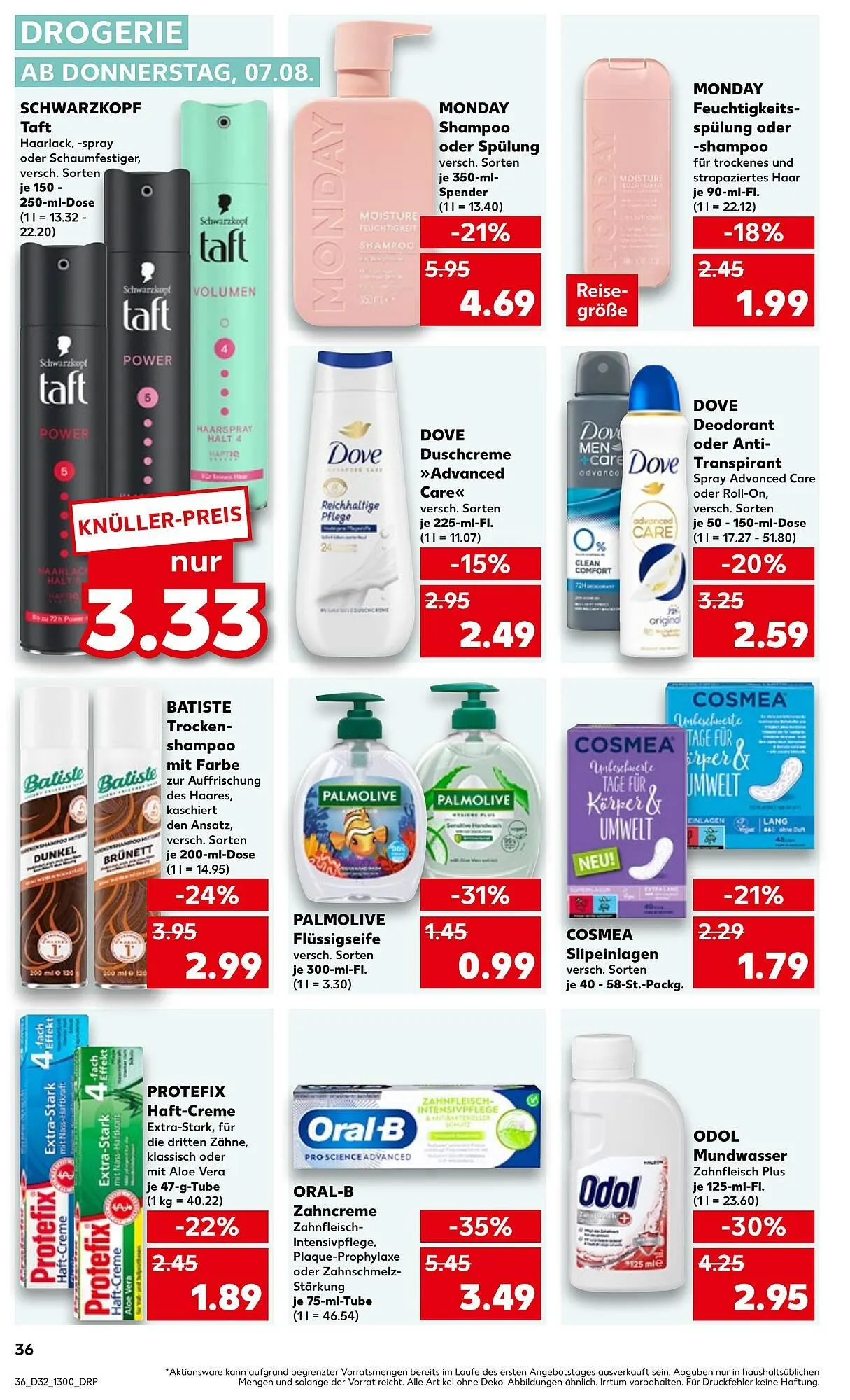 Kaufland Prospekt von 7. August bis 13. August 2025 - Prospekt seite 36
