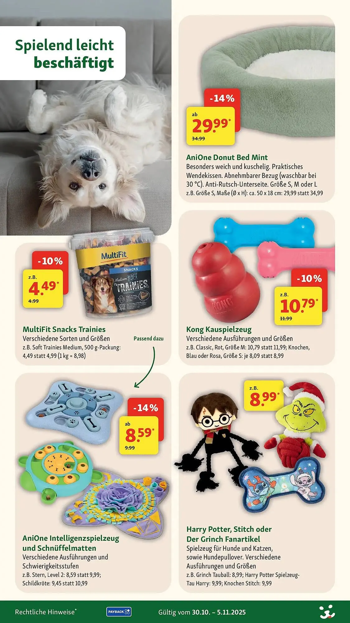 Fressnapf Prospekt von 29. Oktober bis 5. November 2025 - Prospekt seite 16