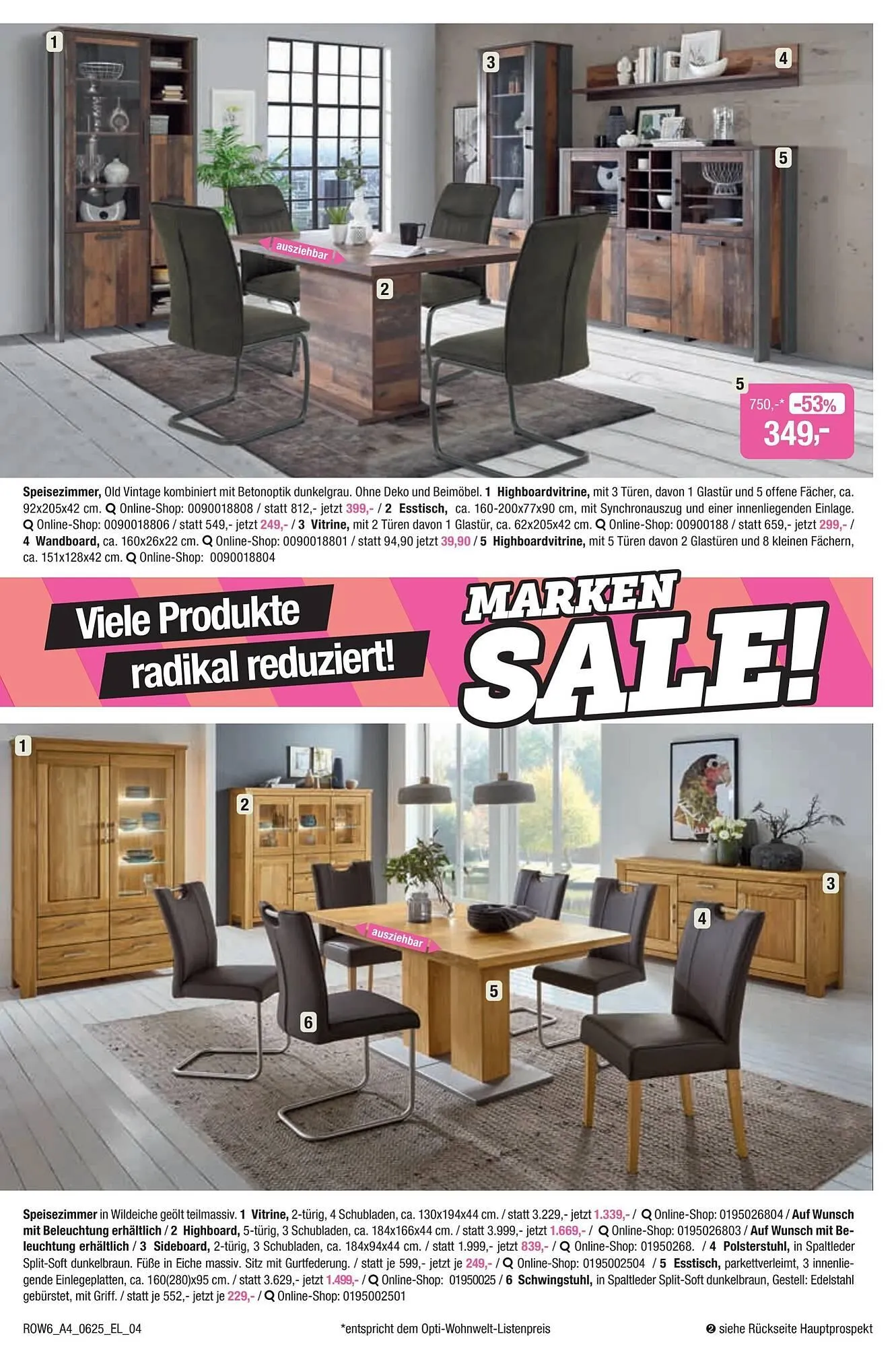 Opti Wohnwelt Prospekt von 22. Mai bis 15. Juni 2025 - Prospekt seite 4