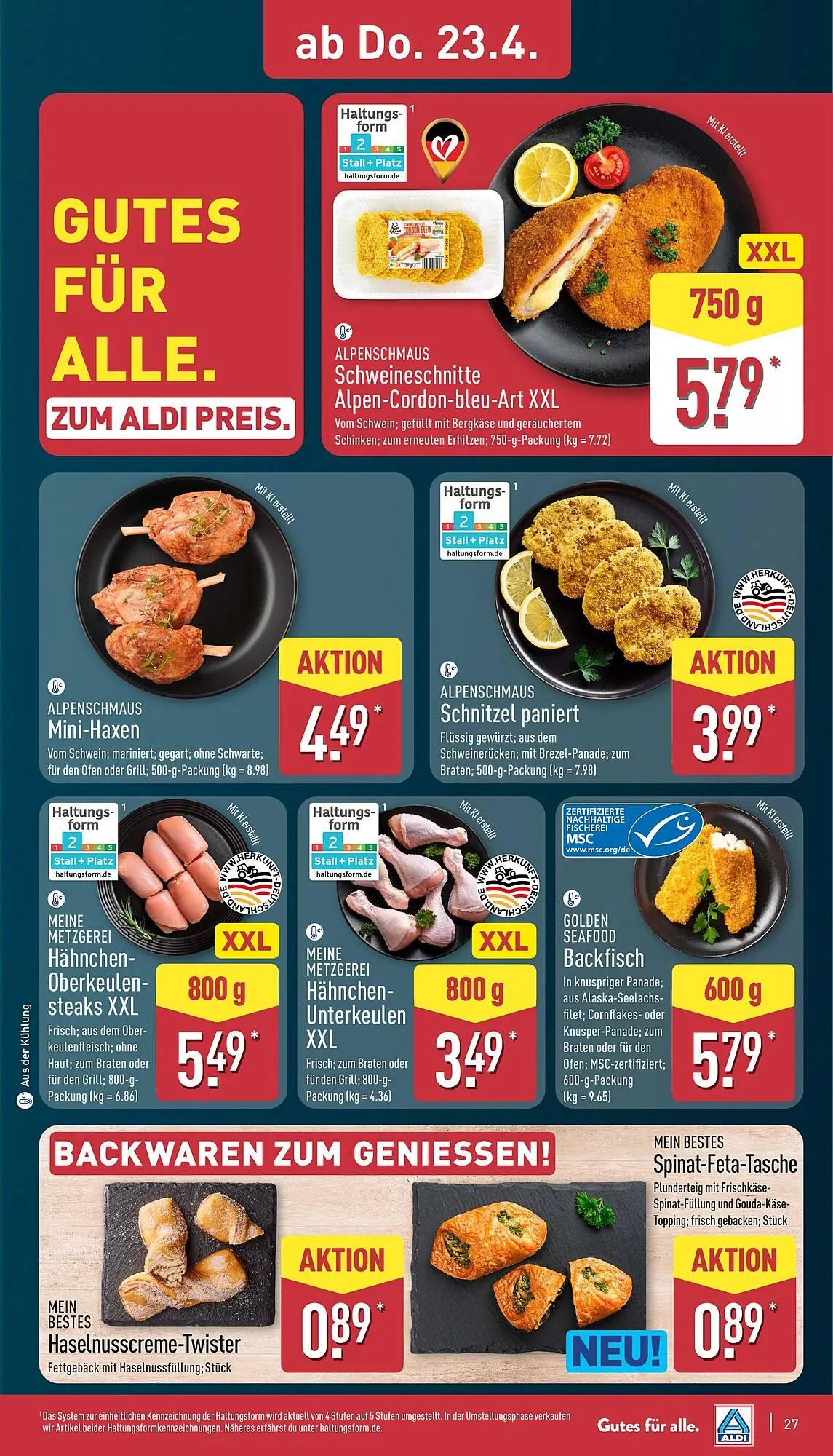 Aldi Nord Prospekt von 20. April bis 25. April 2026 - Prospekt seite 27