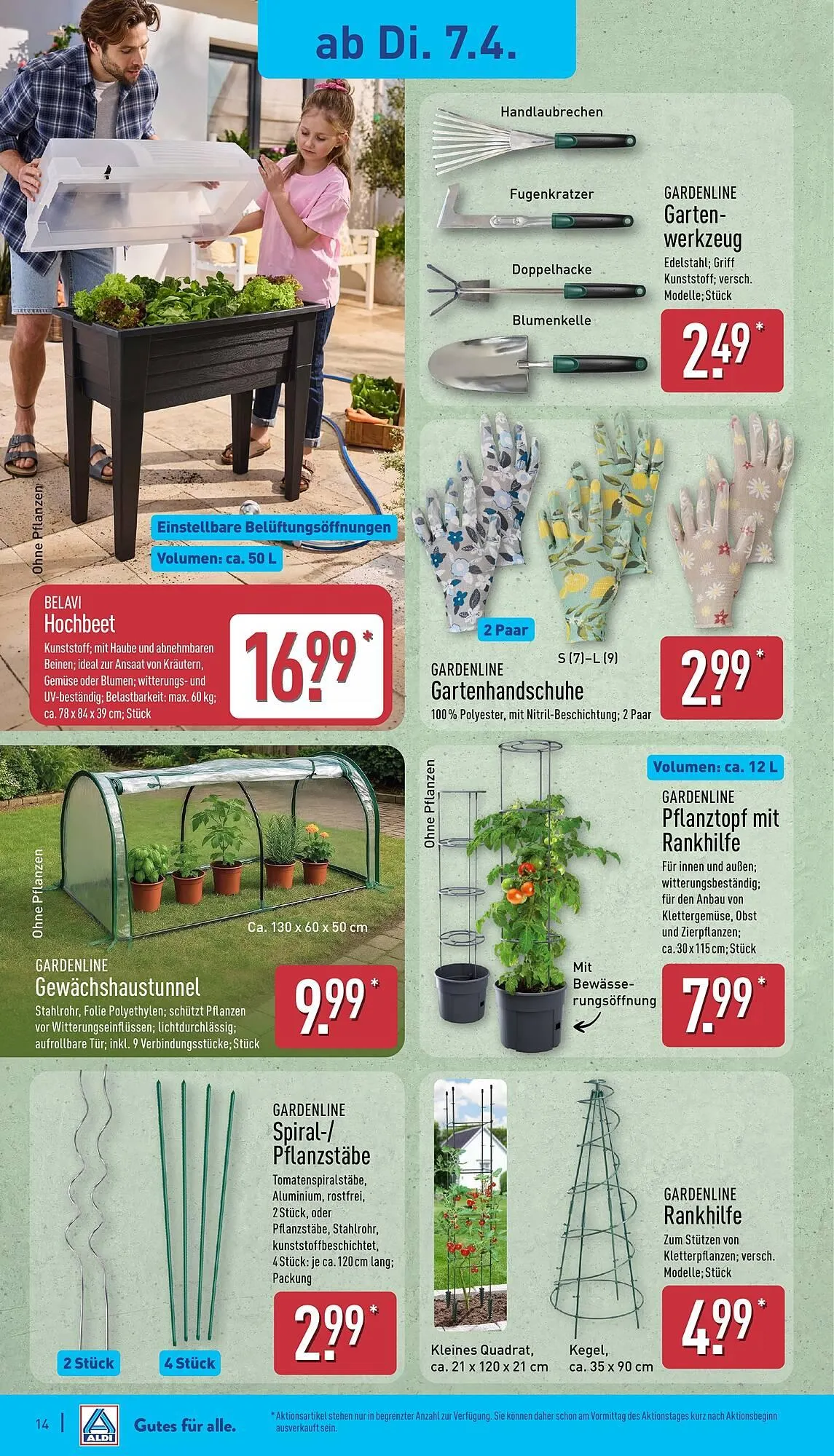 Aldi Nord Prospekt von 7. April bis 11. April 2026 - Prospekt seite 14