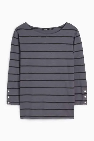 Long sleeve top - striped