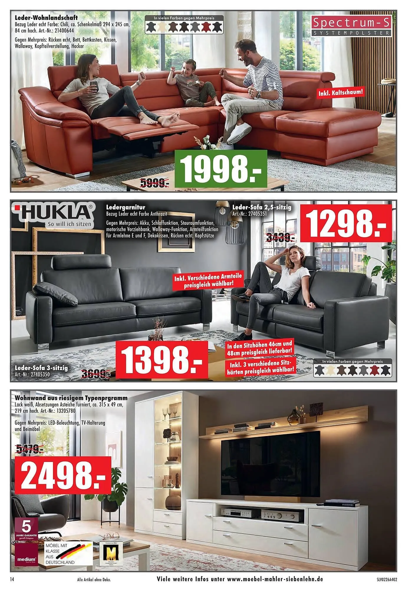 Möbel Mahler Katalog von 4. Februar bis 3. März 2026 - Prospekt seite 14