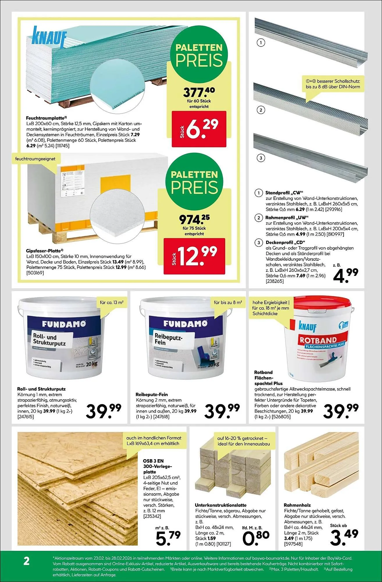 BayWa Prospekt von 23. Februar bis 1. März 2026 - Prospekt seite 2