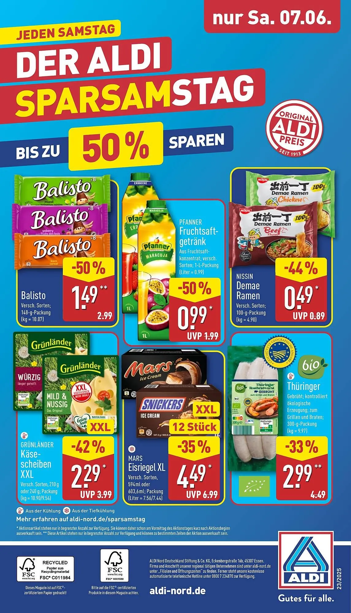 Aldi Nord Prospekt von 2. Juni bis 7. Juni 2025 - Prospekt seite 37