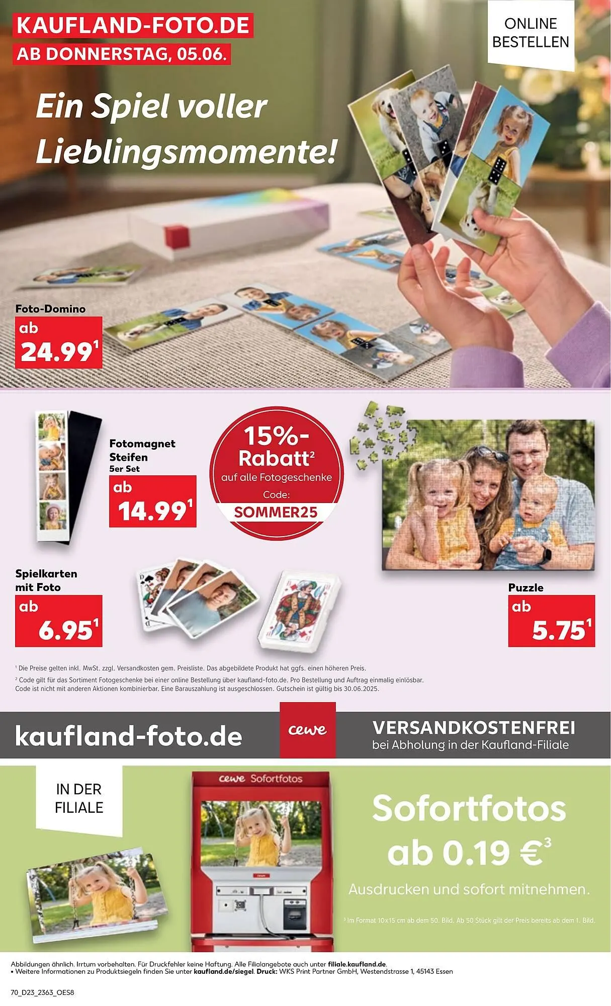Kaufland Prospekt von 5. Juni bis 11. Juni 2025 - Prospekt seite 70