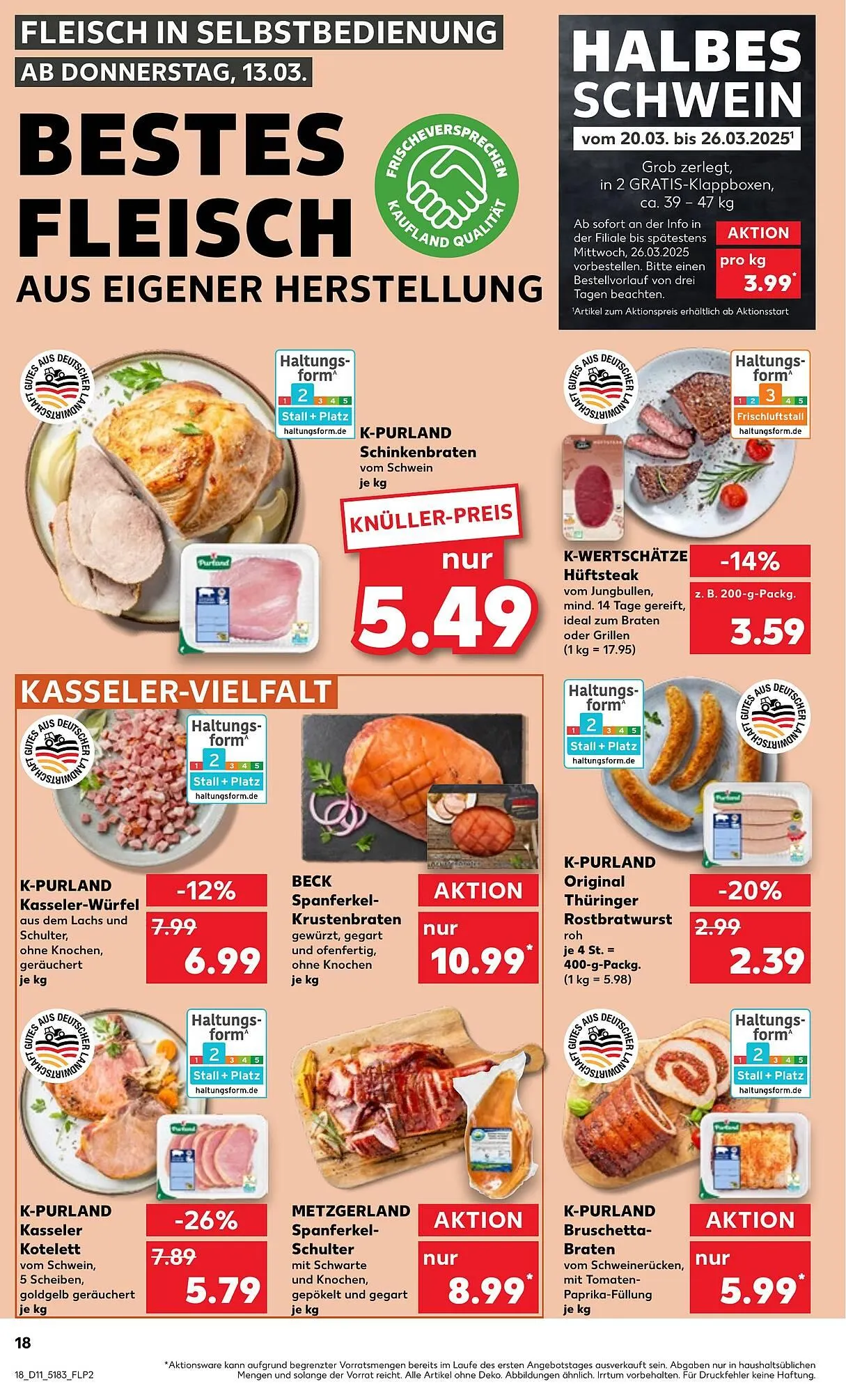 Kaufland Prospekt von 13. März bis 19. März 2025 - Prospekt seite 18