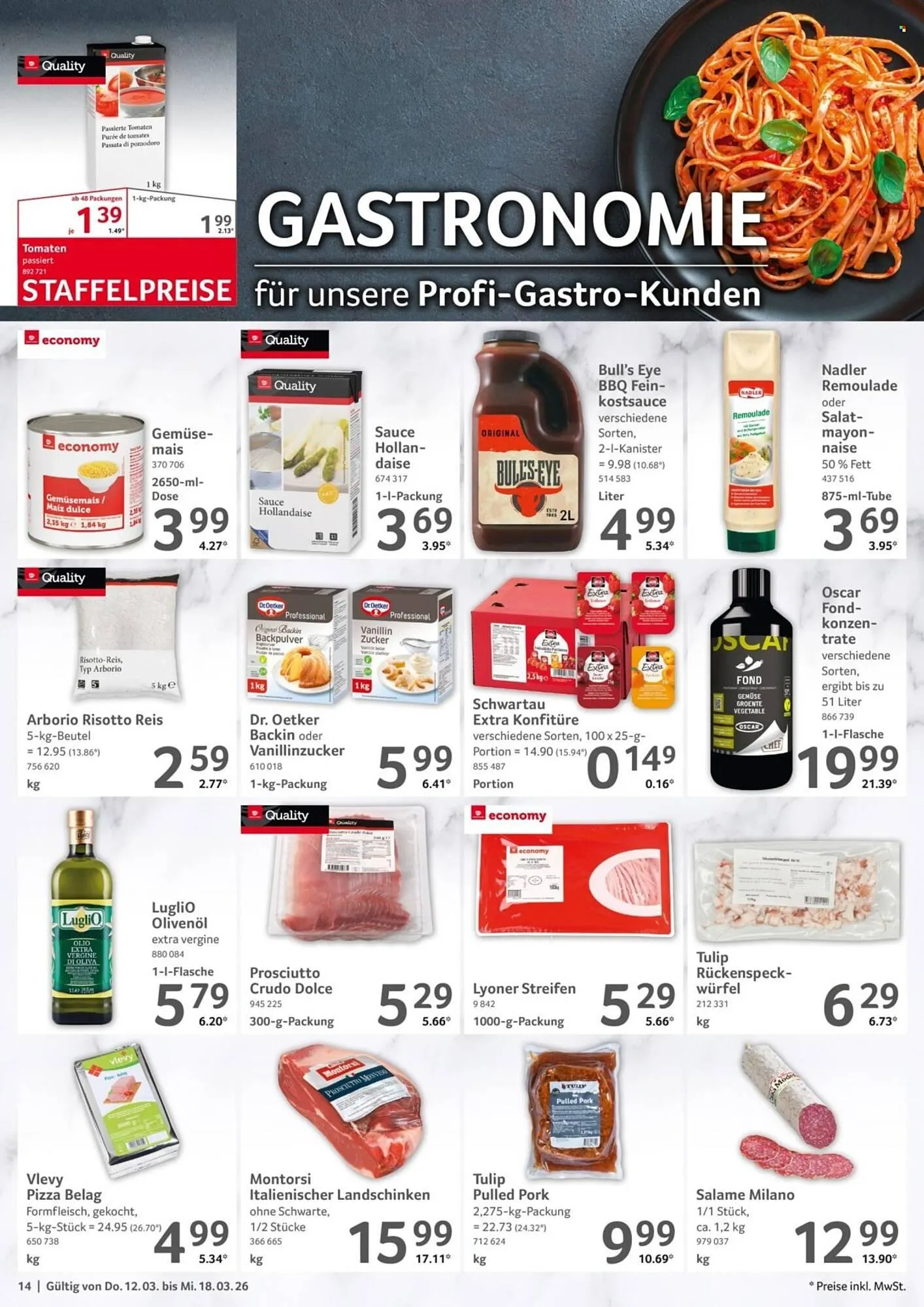 Selgros Prospekt von 12. März bis 18. März 2026 - Prospekt seite 14