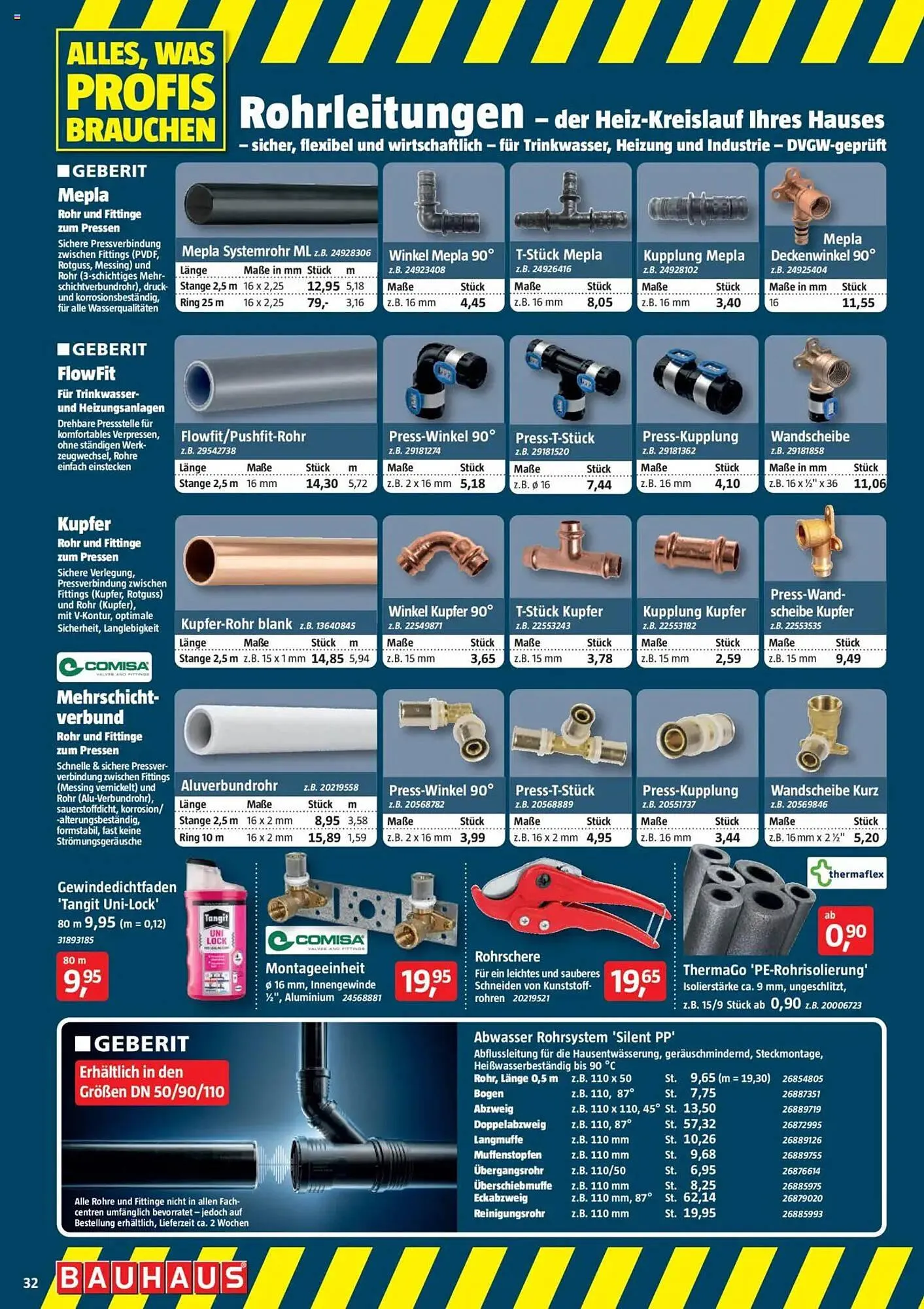 Bauhaus Prospekt von 4. Oktober bis 1. November 2025 - Prospekt seite 32