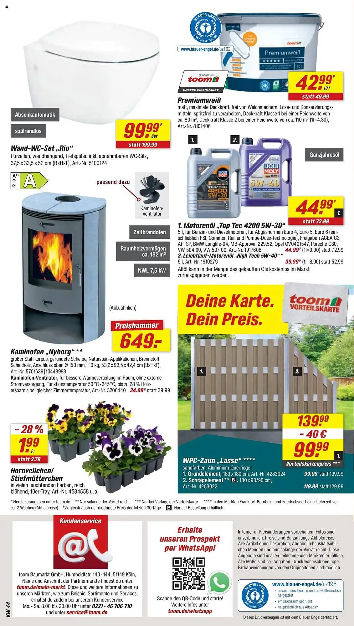 Toom Baumarkt Prospekt von 25. Oktober bis 31. Oktober 2025 - Prospekt seite 14