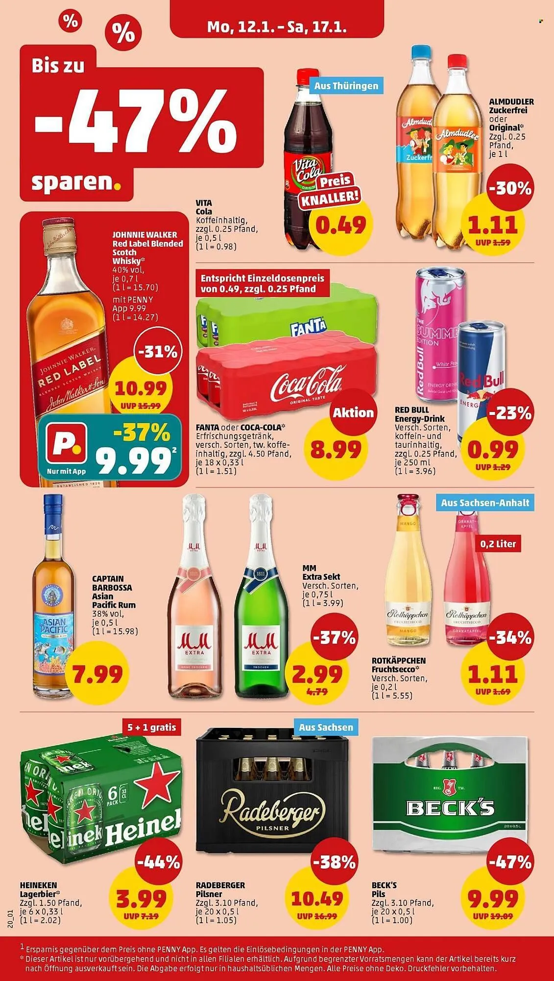PENNY Prospekt von 12. Januar bis 17. Januar 2026 - Prospekt seite 22