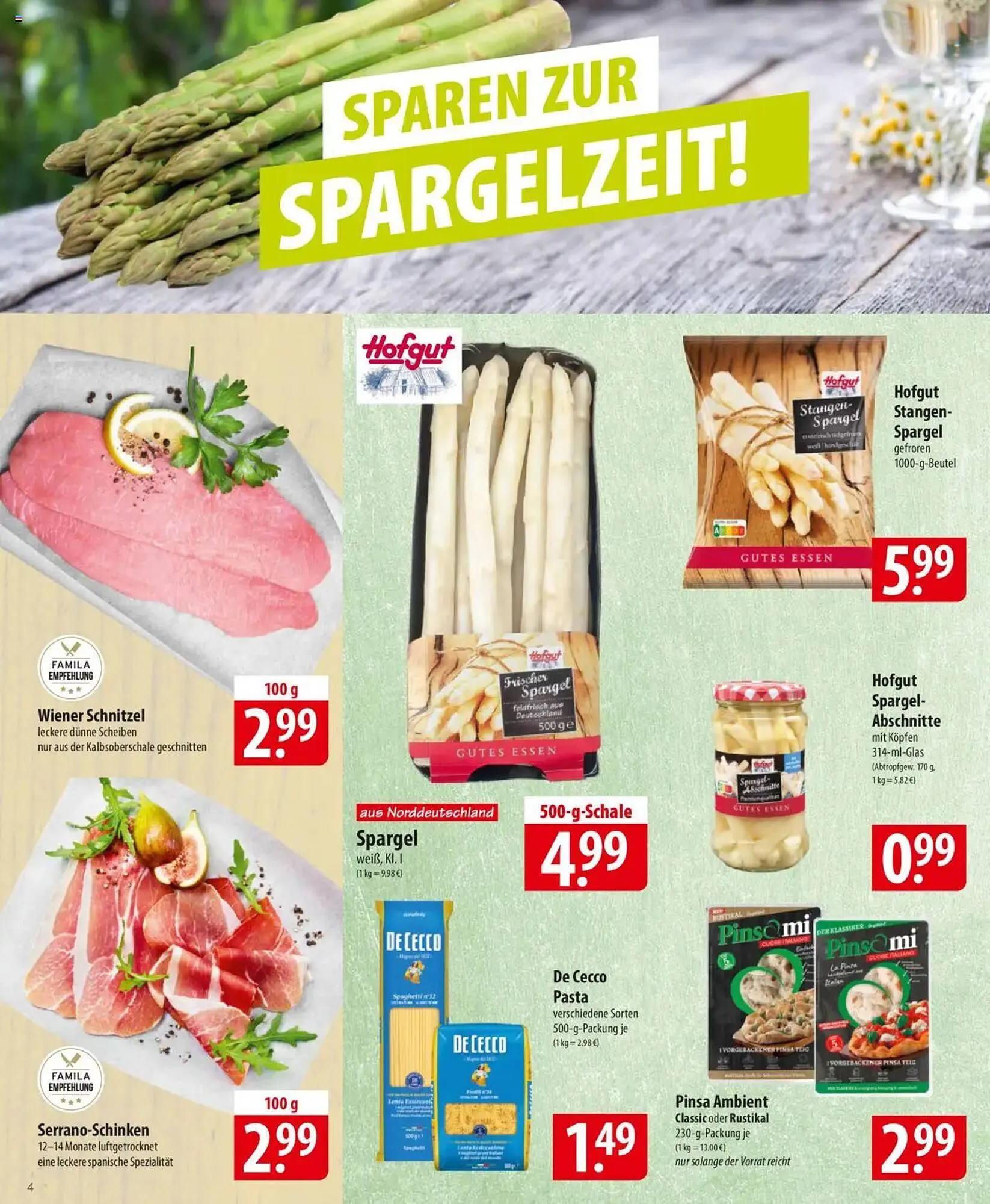 Famila Nord Ost Prospekt von 22. April bis 26. April 2025 - Prospekt seite 4