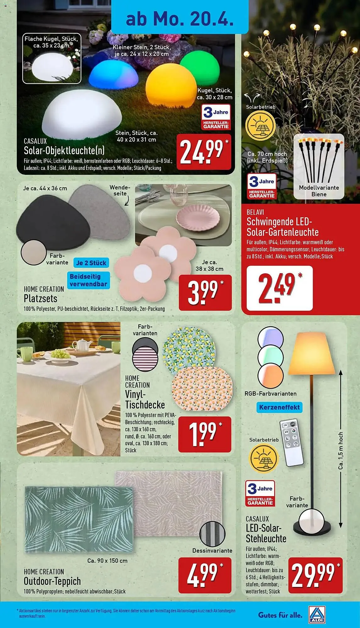 Aldi Nord Prospekt von 20. April bis 25. April 2026 - Prospekt seite 4