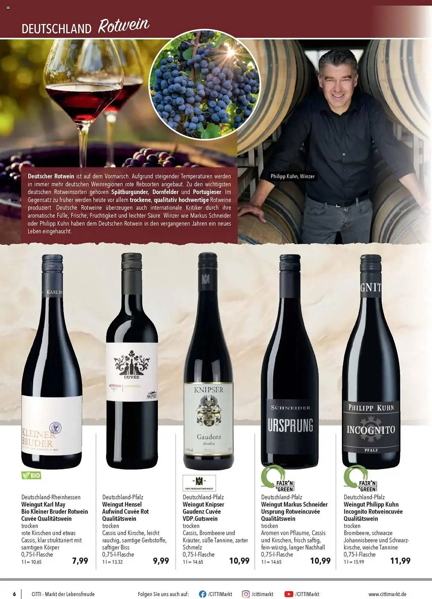 CITTI Markt Prospekt von 2. April bis 22. April 2025 - Prospekt seite 6