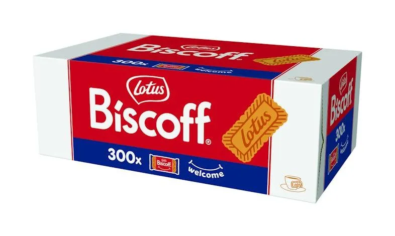 Lotus Karamellgebäck Biscoff Mit Welcome Design 300 Portionen x 6.25g (1.875 kg)