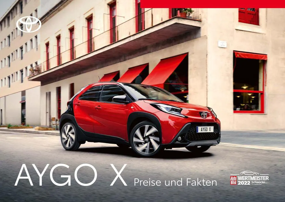 Toyota Aygo X von 3. April bis 3. April 2025 - Prospekt seite 1