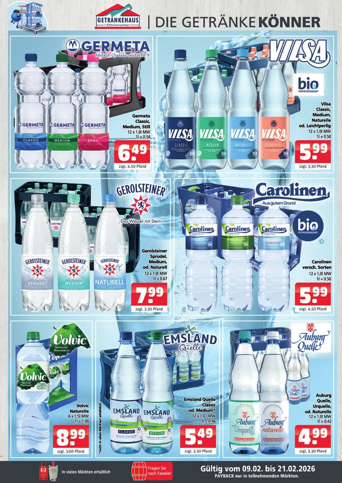 Getränkehaus Prospekt von 9. Februar bis 21. Februar 2026 - Prospekt seite 3