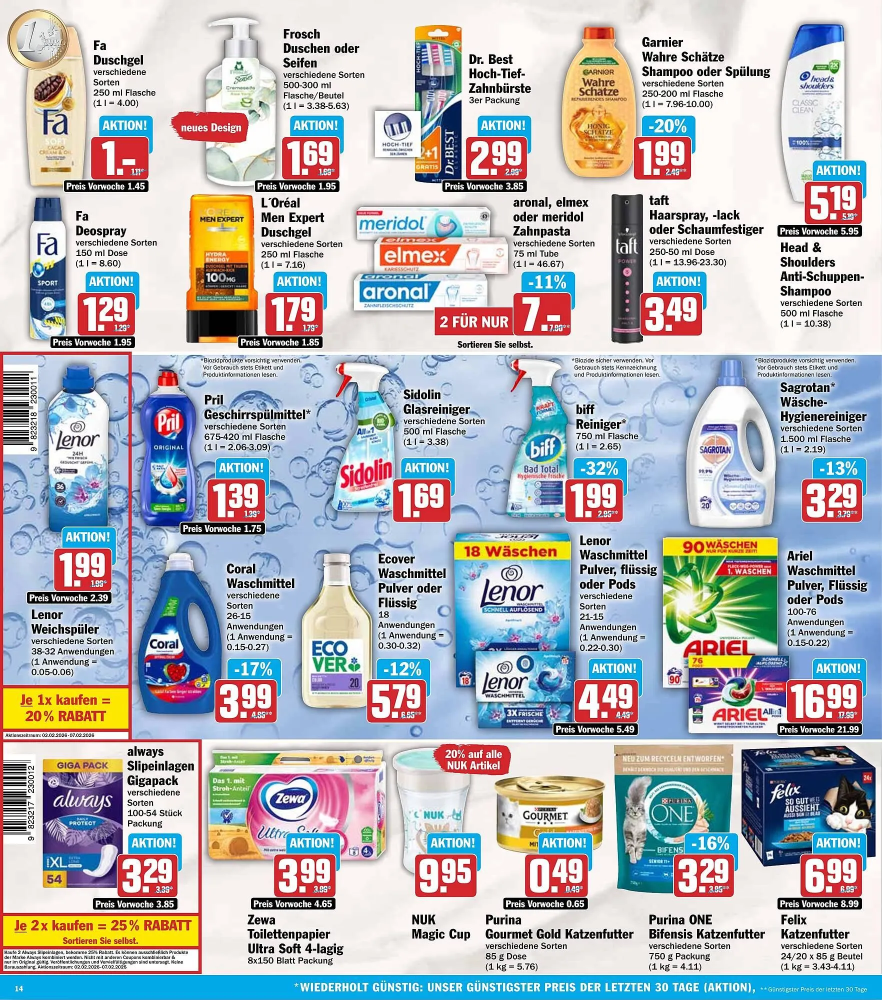 HIT Prospekt von 2. Februar bis 7. Februar 2026 - Prospekt seite 14