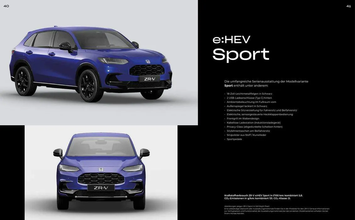Honda ZR-V BROSCHÜRE von 11. April bis 11. April 2025 - Prospekt seite 21