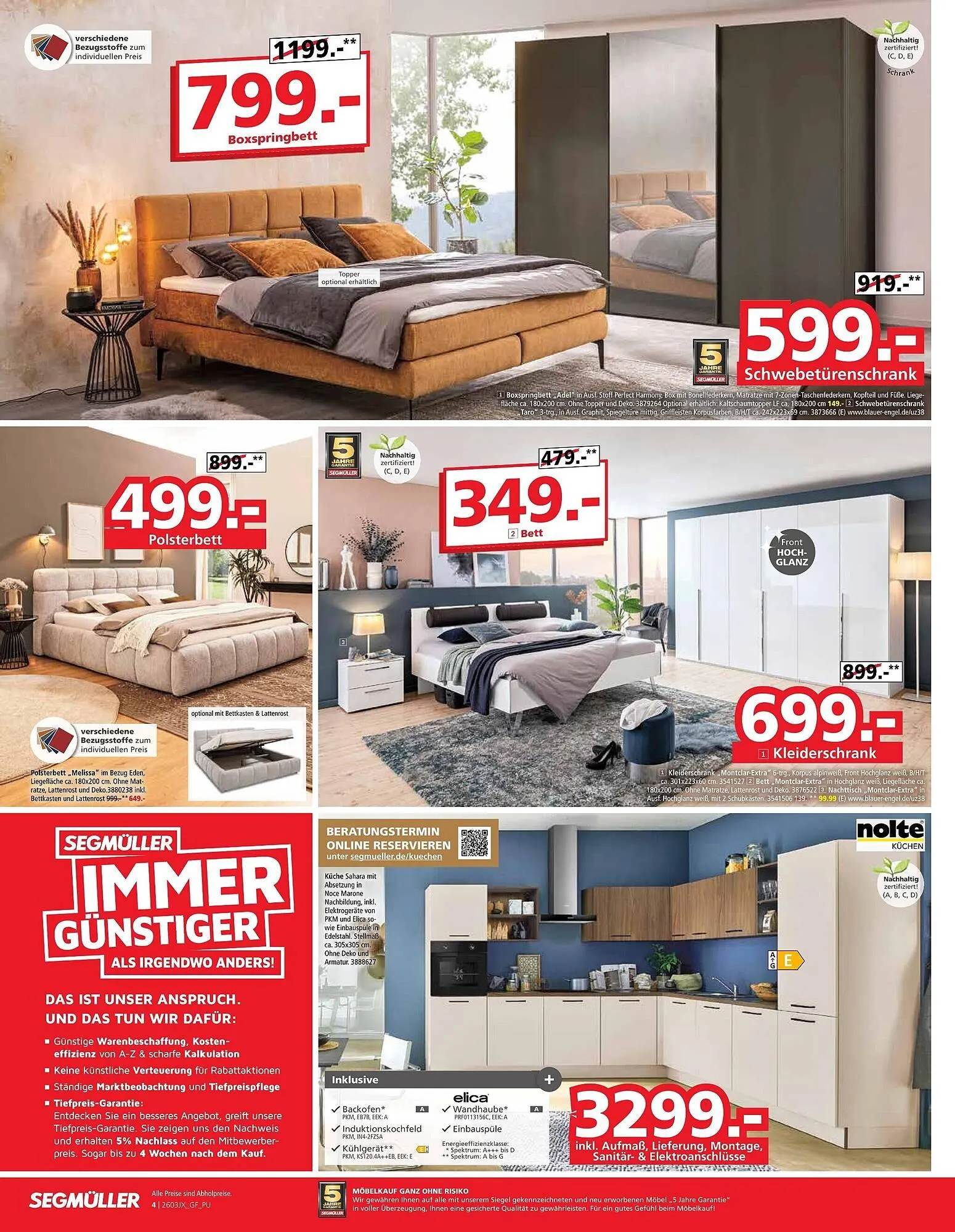 Segmüller Prospekt von 21. März bis 4. April 2026 - Prospekt seite 4