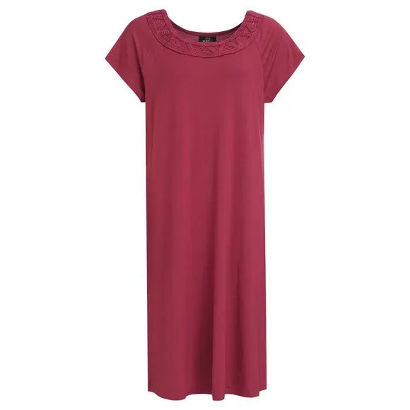 Damen Kleid mit Makramee-Spitze