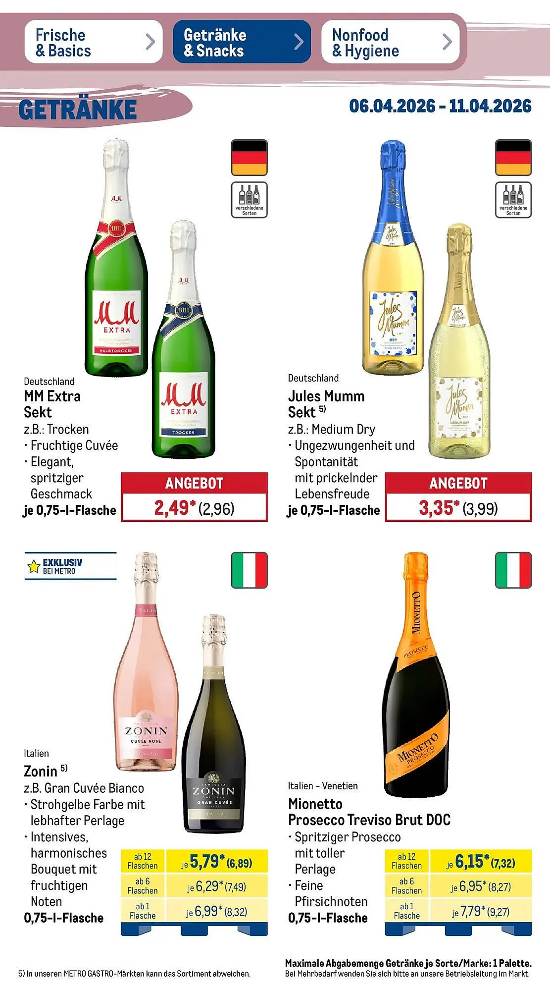 METRO Prospekt von 5. April bis 11. April 2026 - Prospekt seite 36