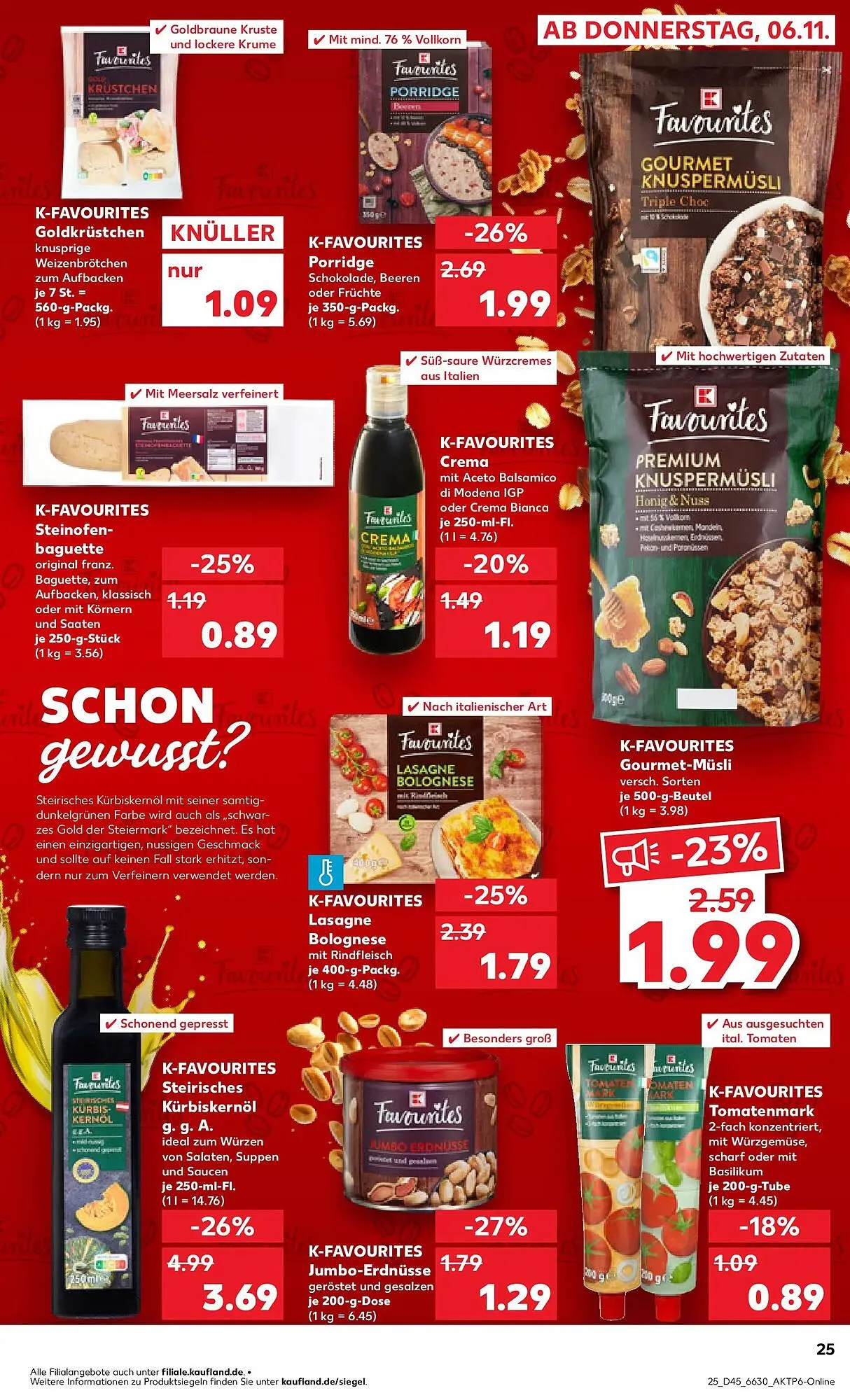 Kaufland Prospekt von 9. November bis 12. November 2025 - Prospekt seite 25