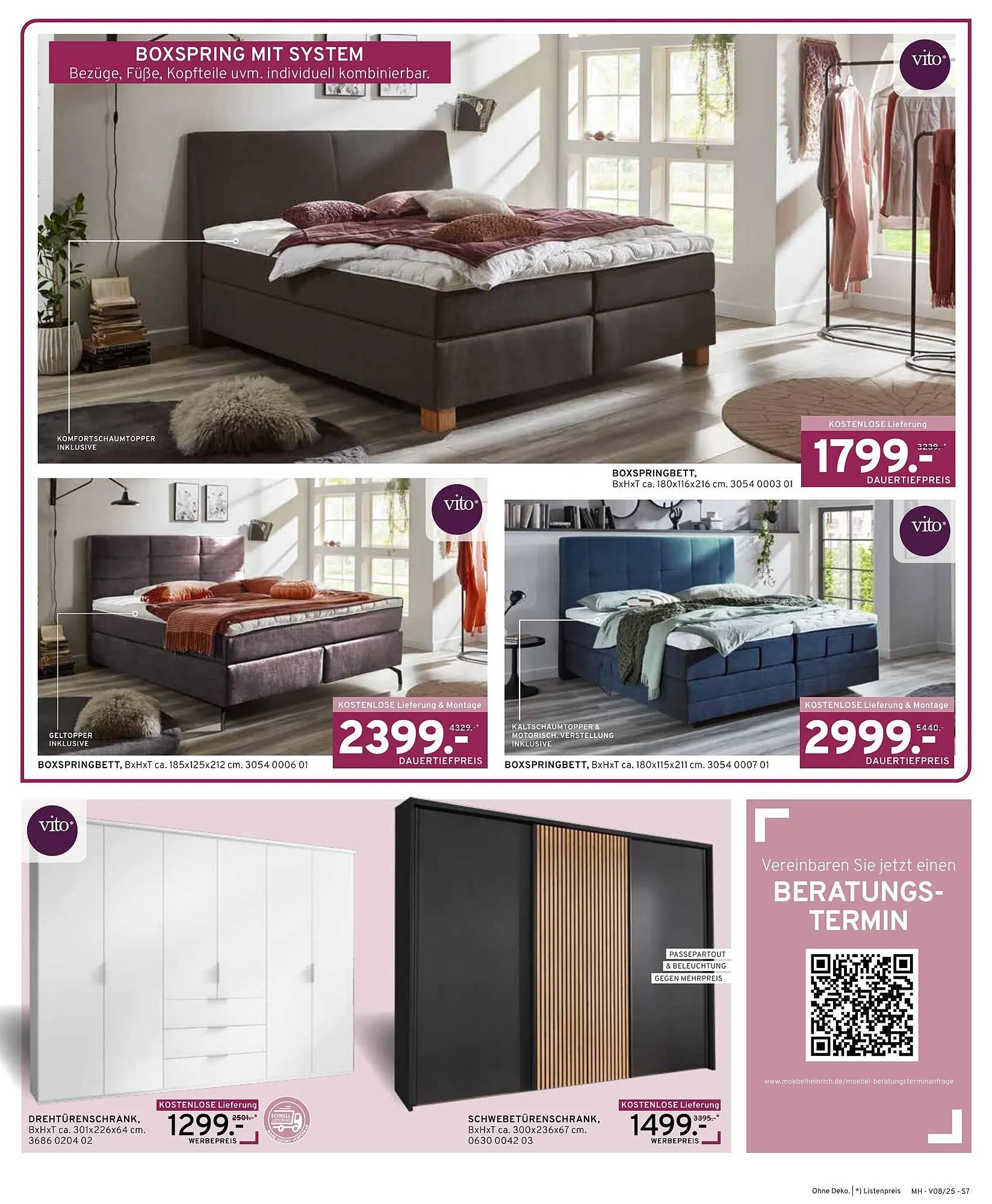 Möbel Heinrich Prospekt von 30. Juli bis 24. August 2025 - Prospekt seite 7